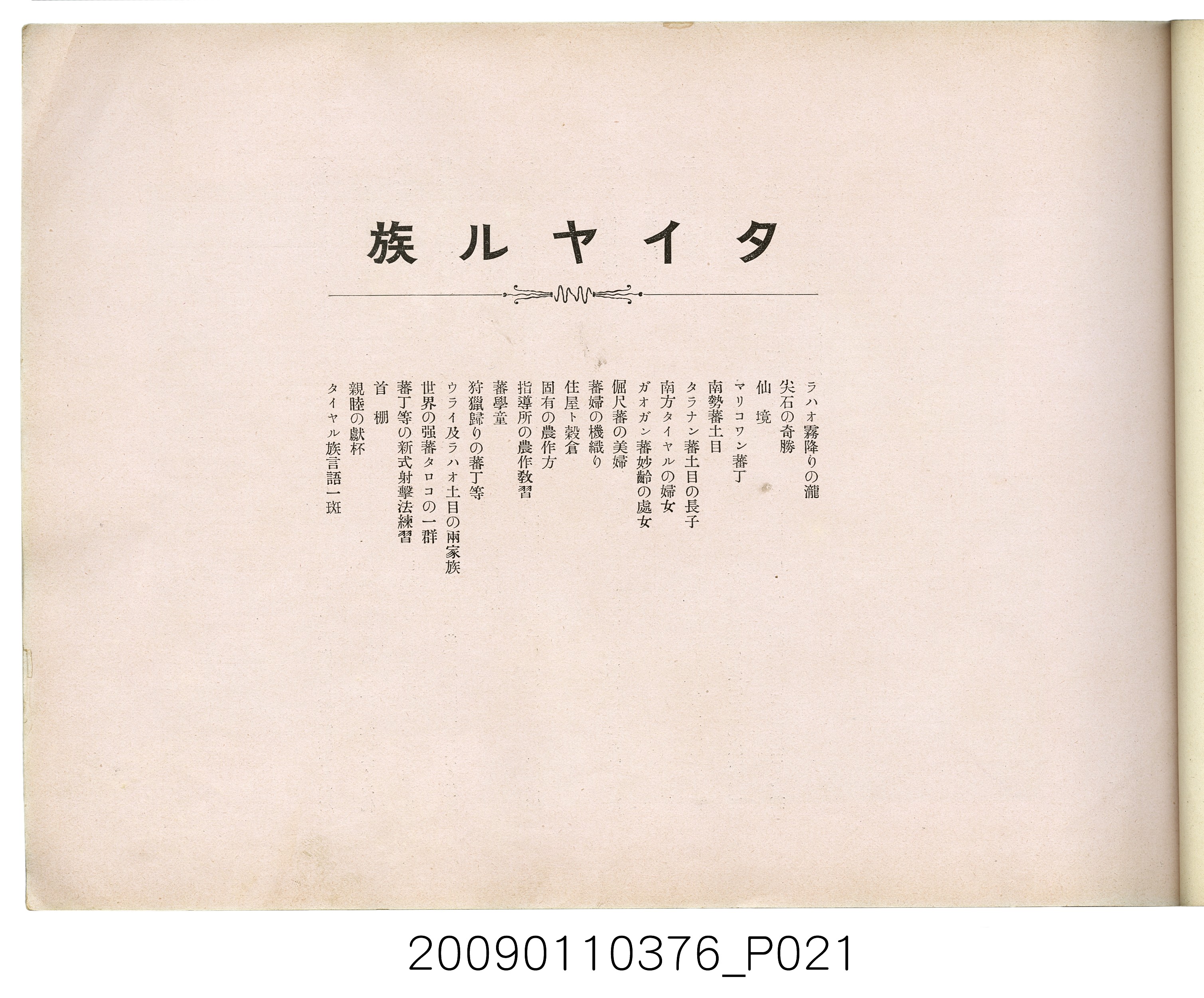 成田武司編《臺灣生蕃種族寫真》 (共165張)