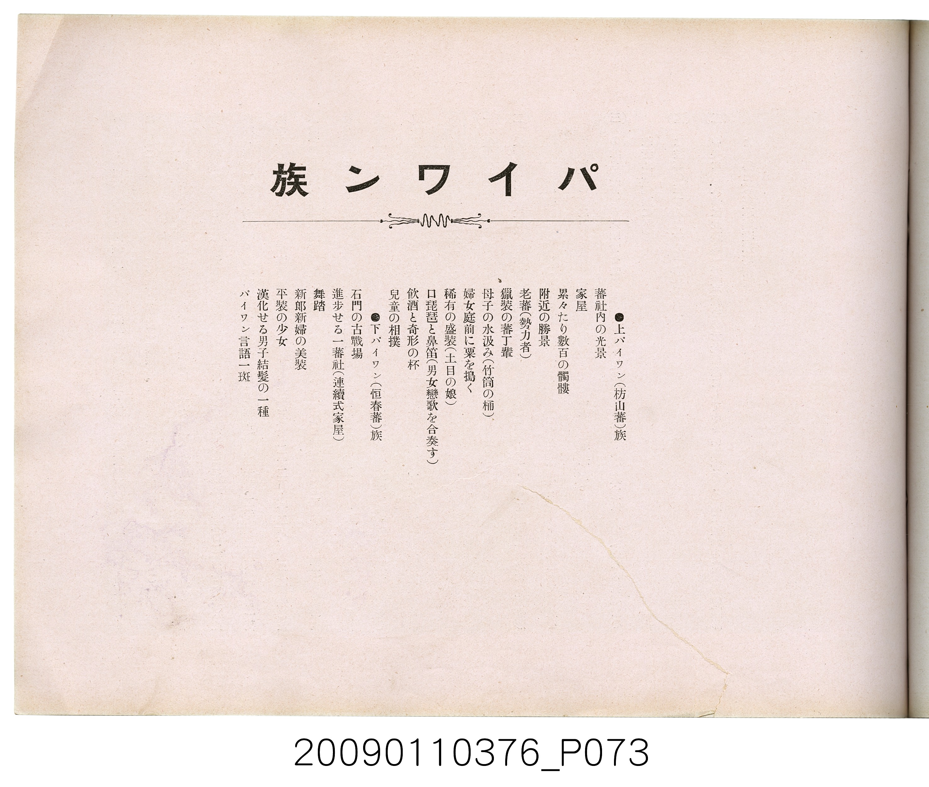 成田武司編《臺灣生蕃種族寫真》 (共165張)