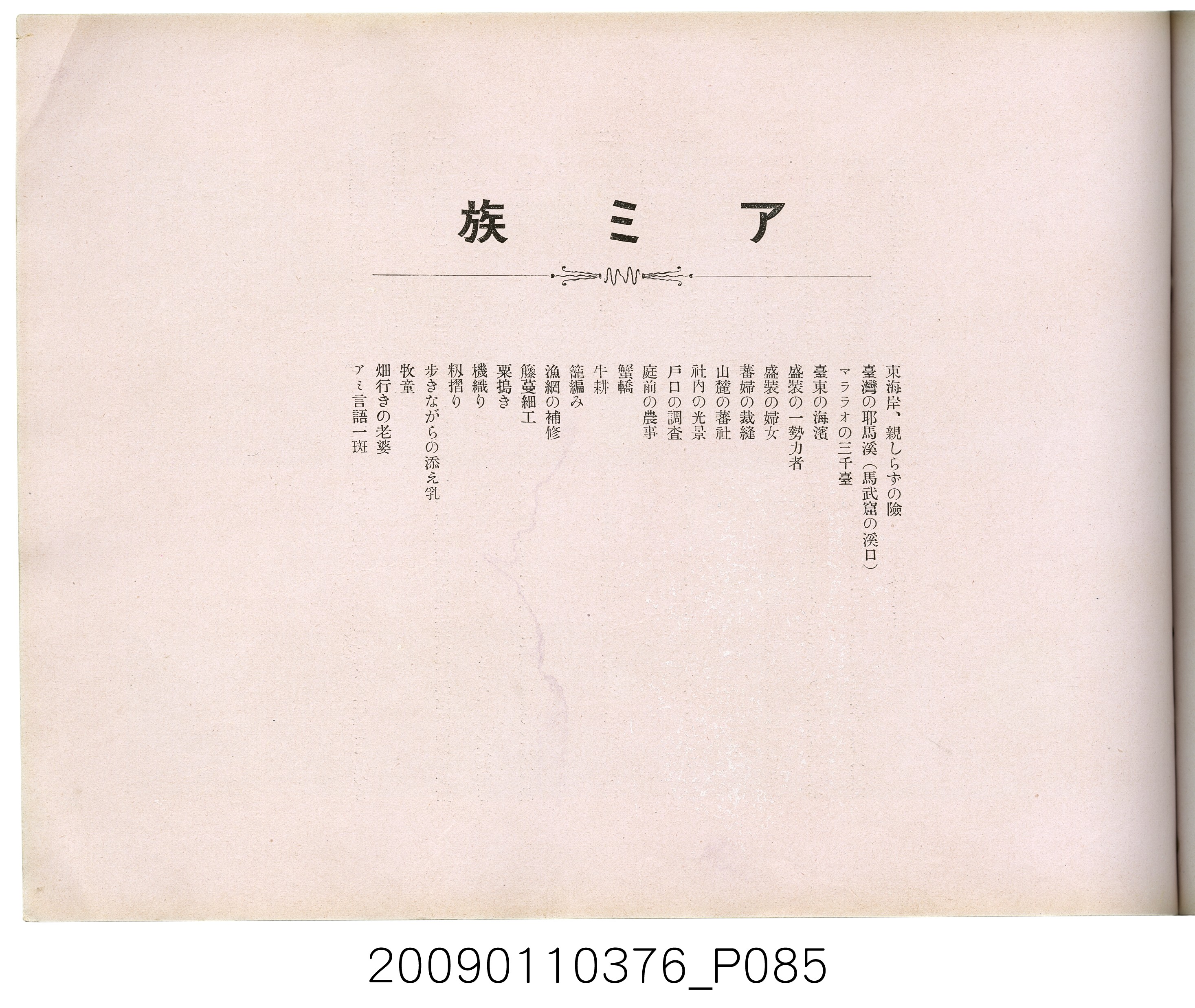 成田武司編《臺灣生蕃種族寫真》 (共165張)