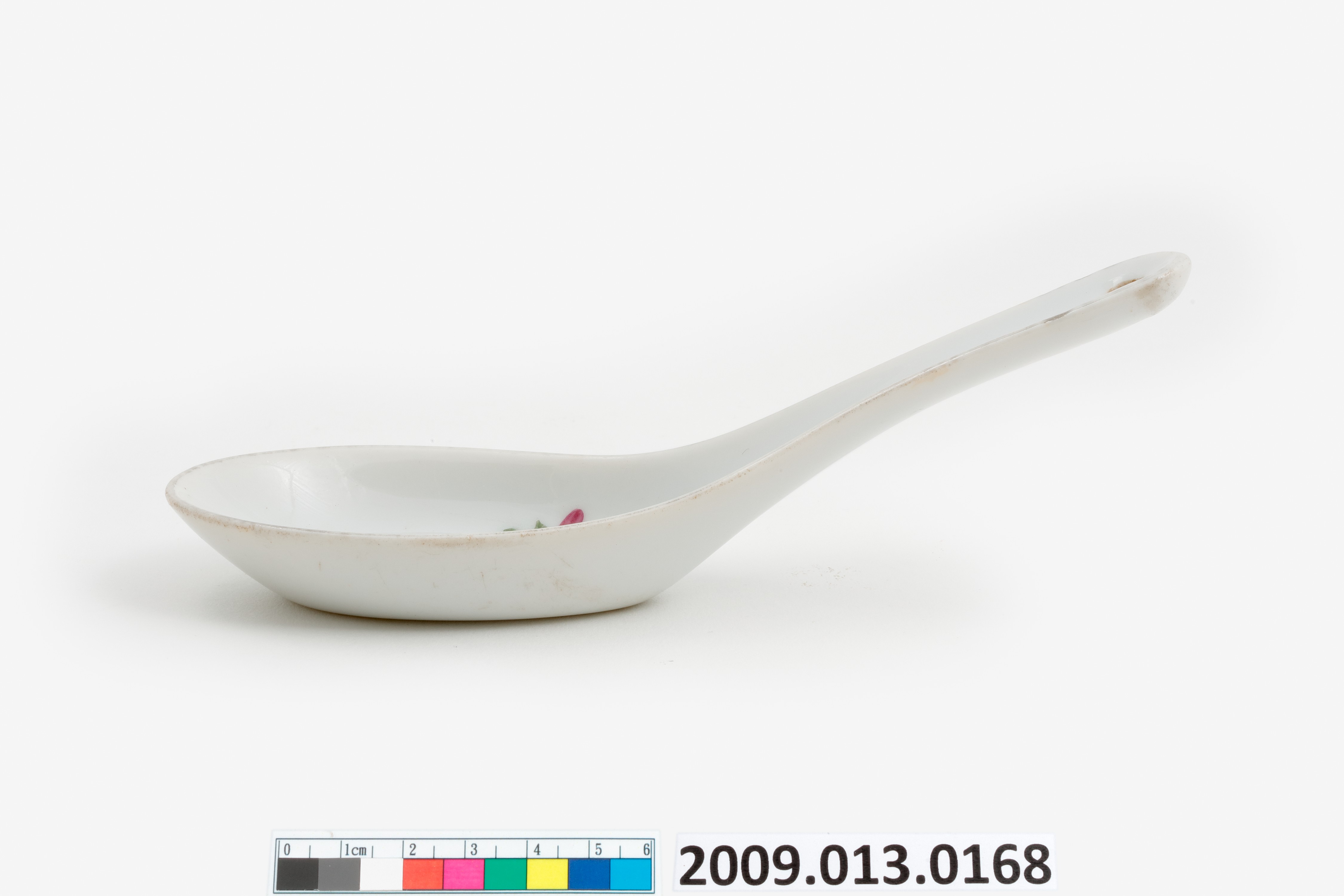 彩釉花卉紋湯匙 (共8張)
