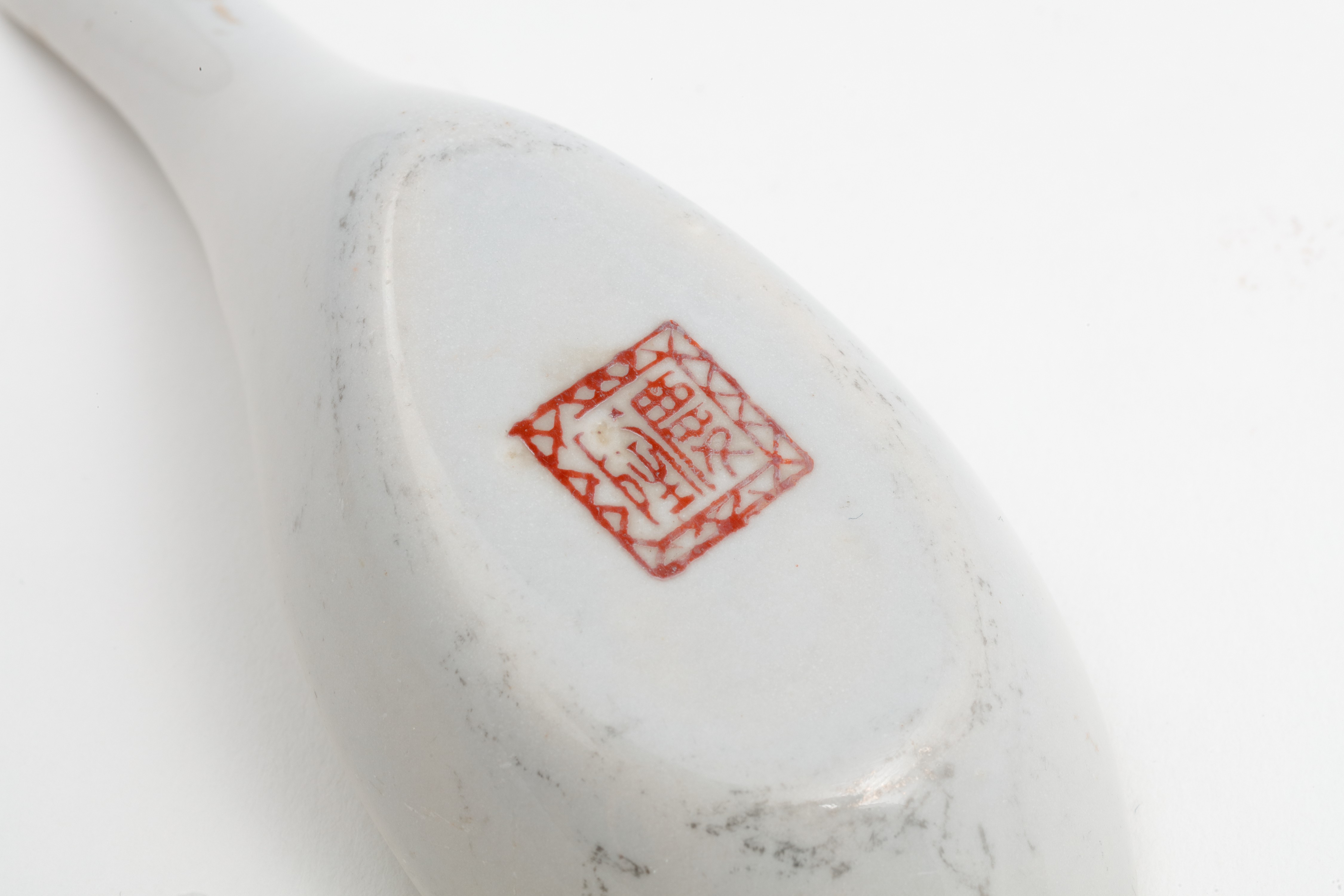 彩釉花卉紋湯匙 (共9張)