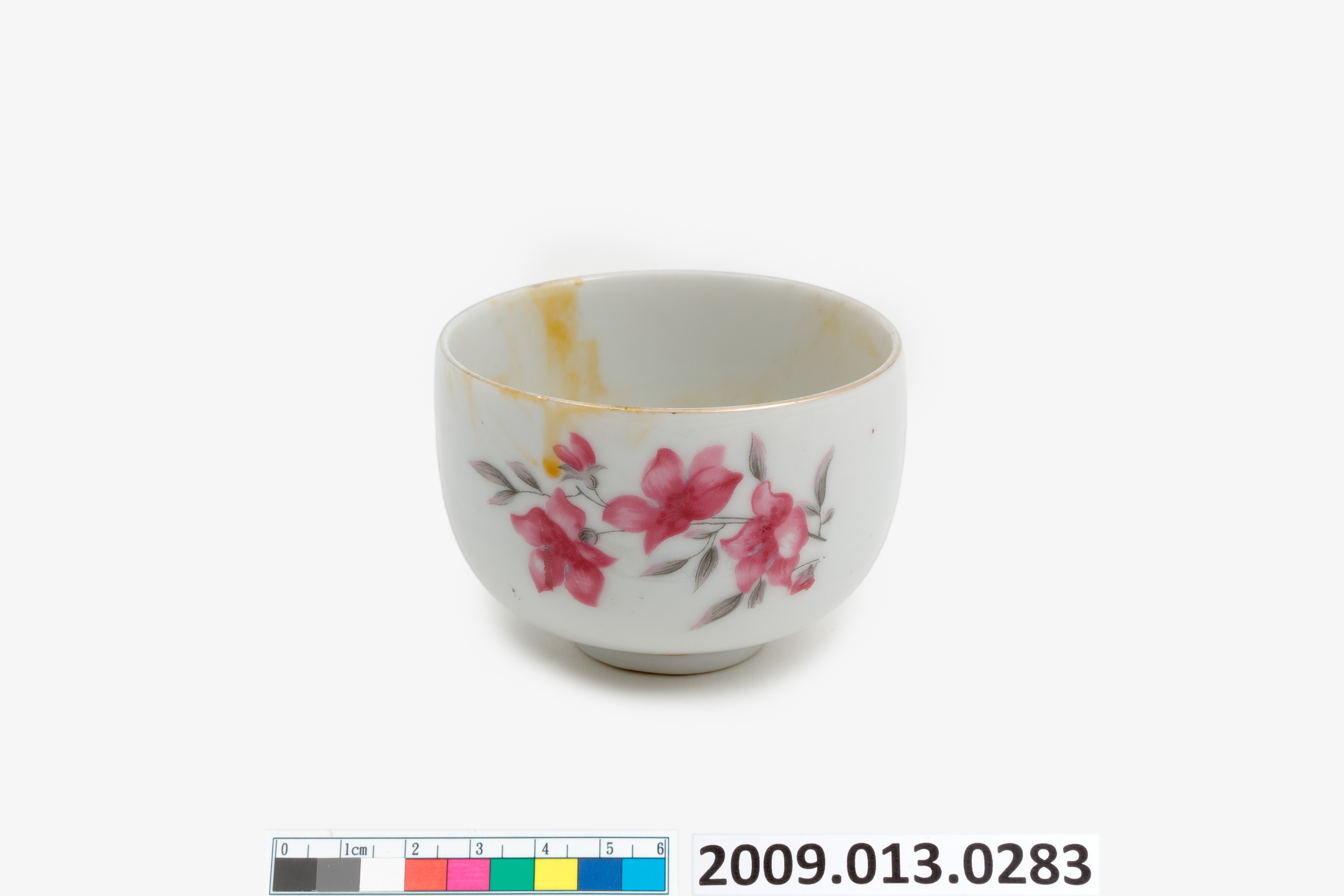 轉印花卉紋茶杯 (共10張)