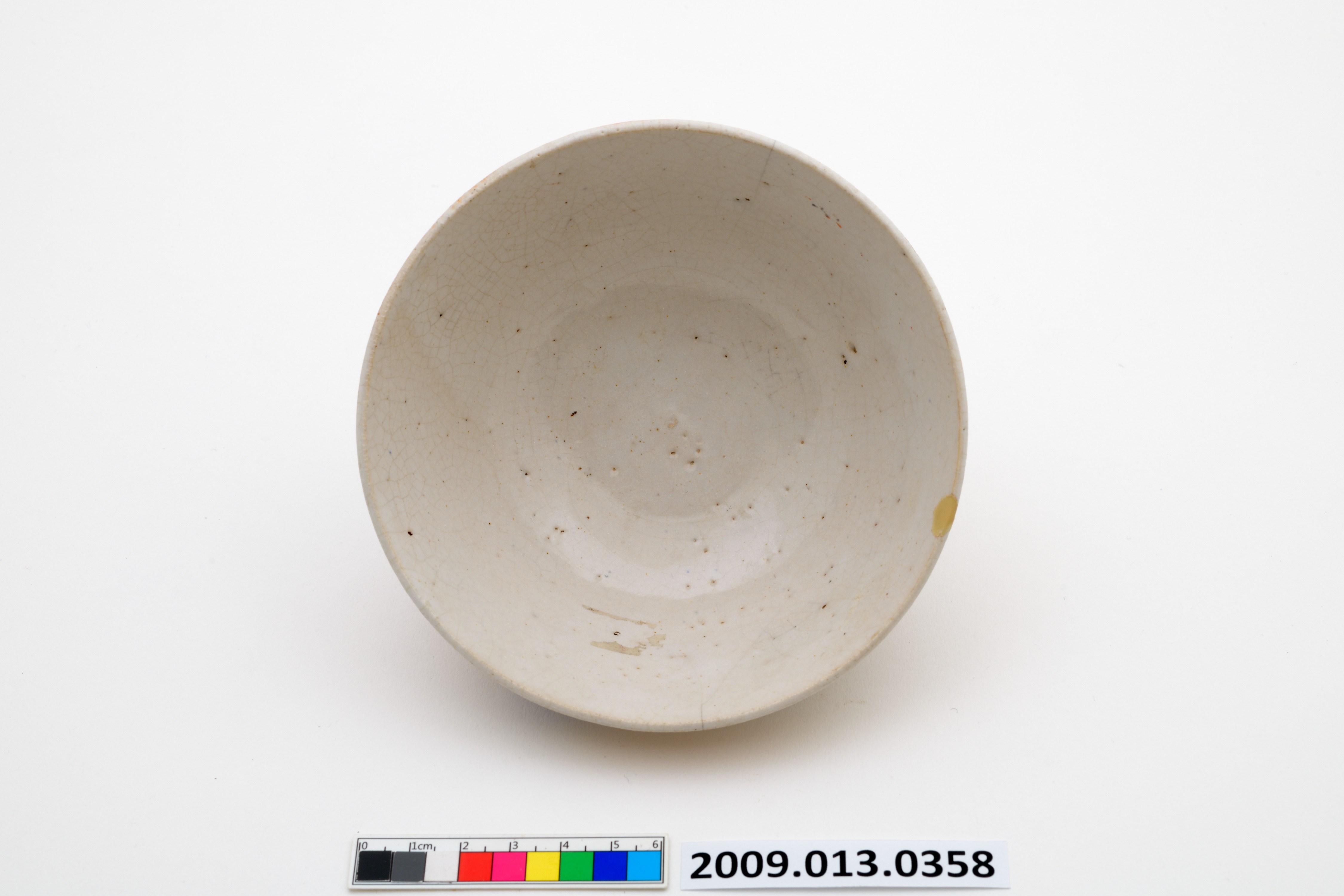 彩瓷黃閃光釉鳳鳥囍字紋碗 (共10張)