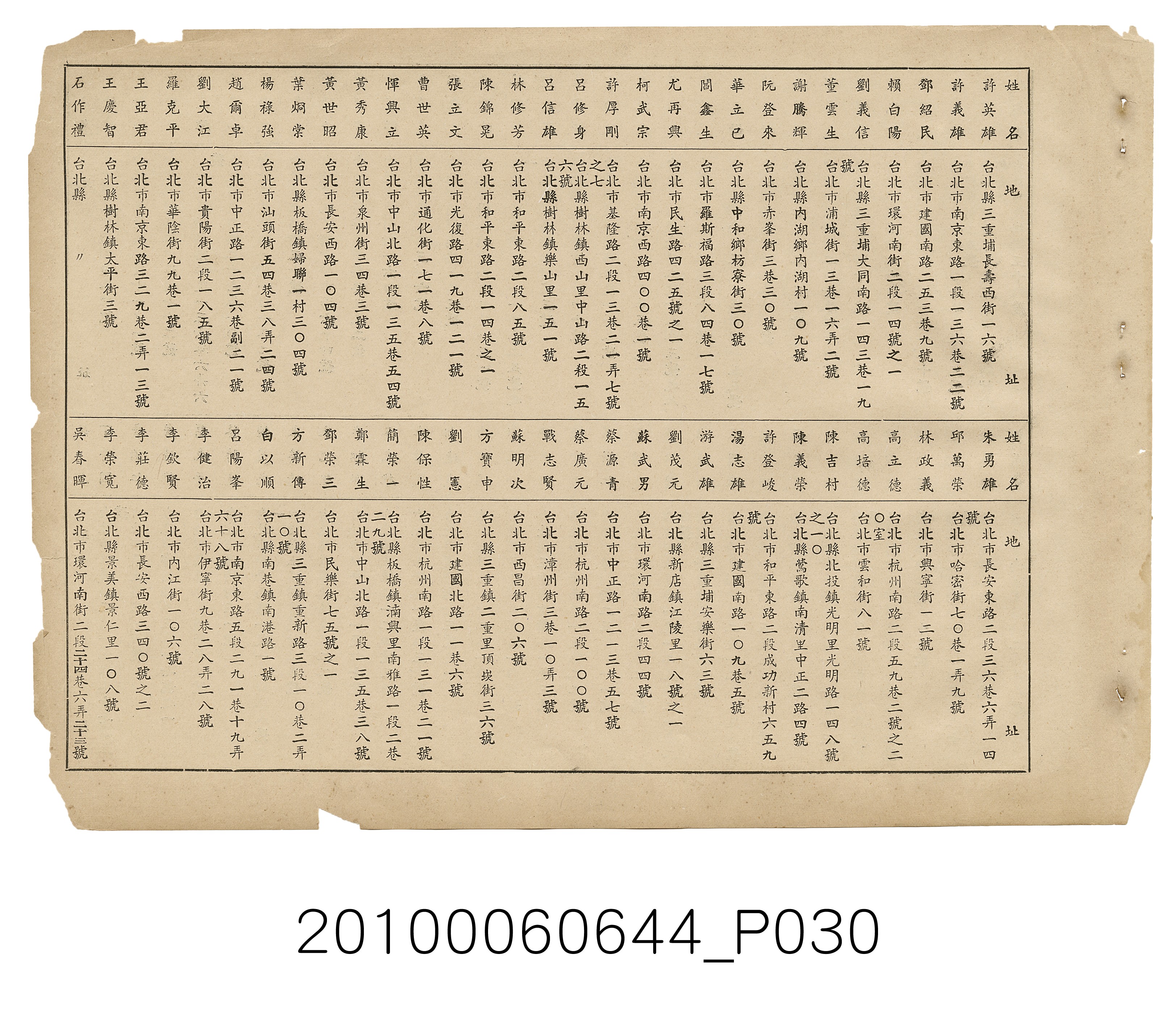 《臺北市立大同中學第48年度畢業紀念冊》 (共34張)