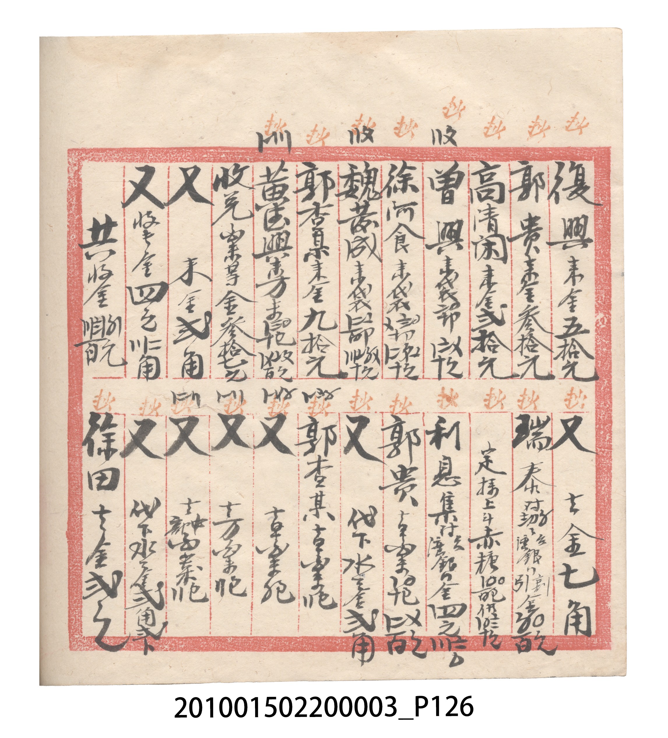 大正6年瑞興號米店帳冊1 (共167張)