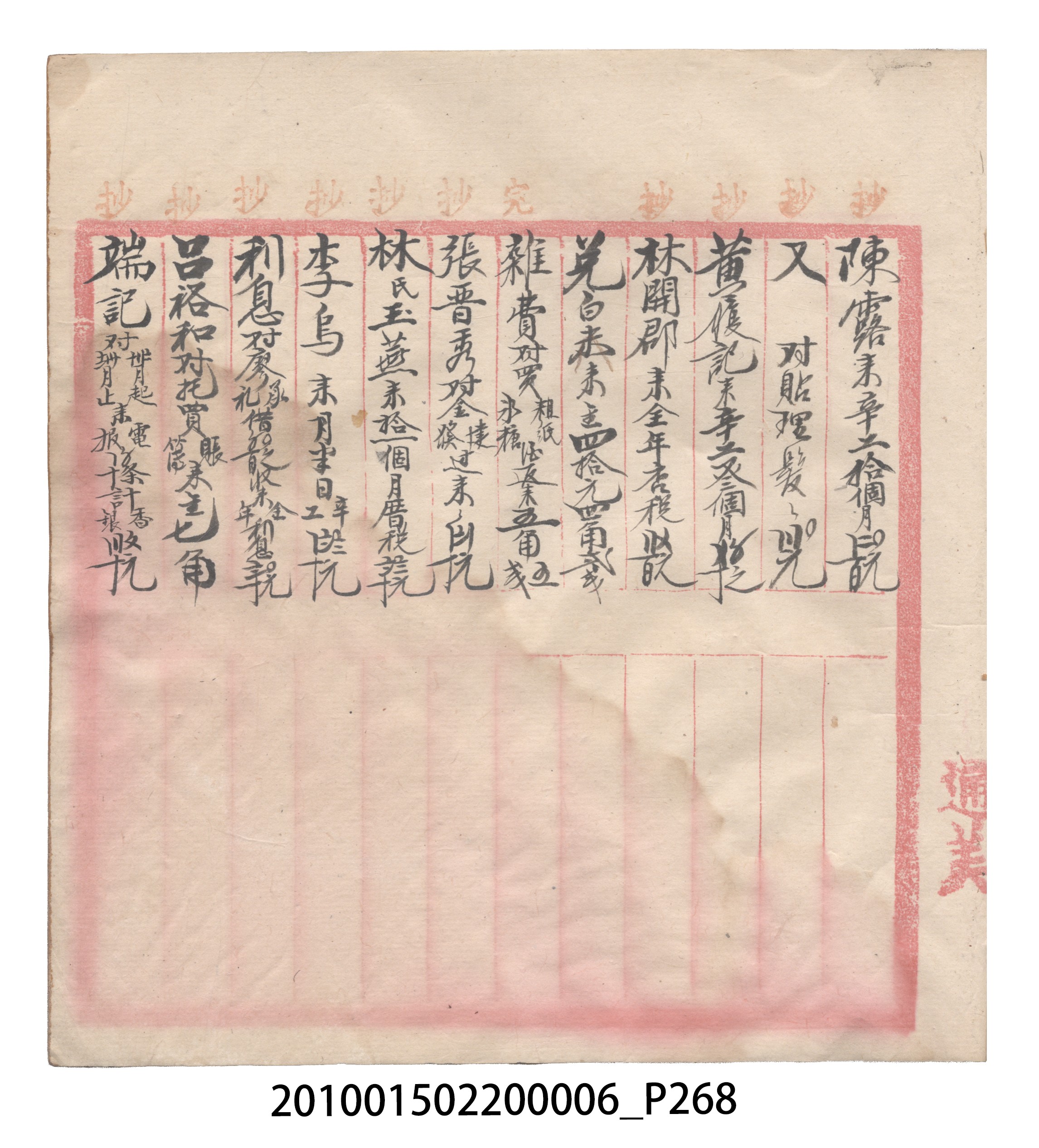 大正7年瑞興號米店帳冊2 (共270張)