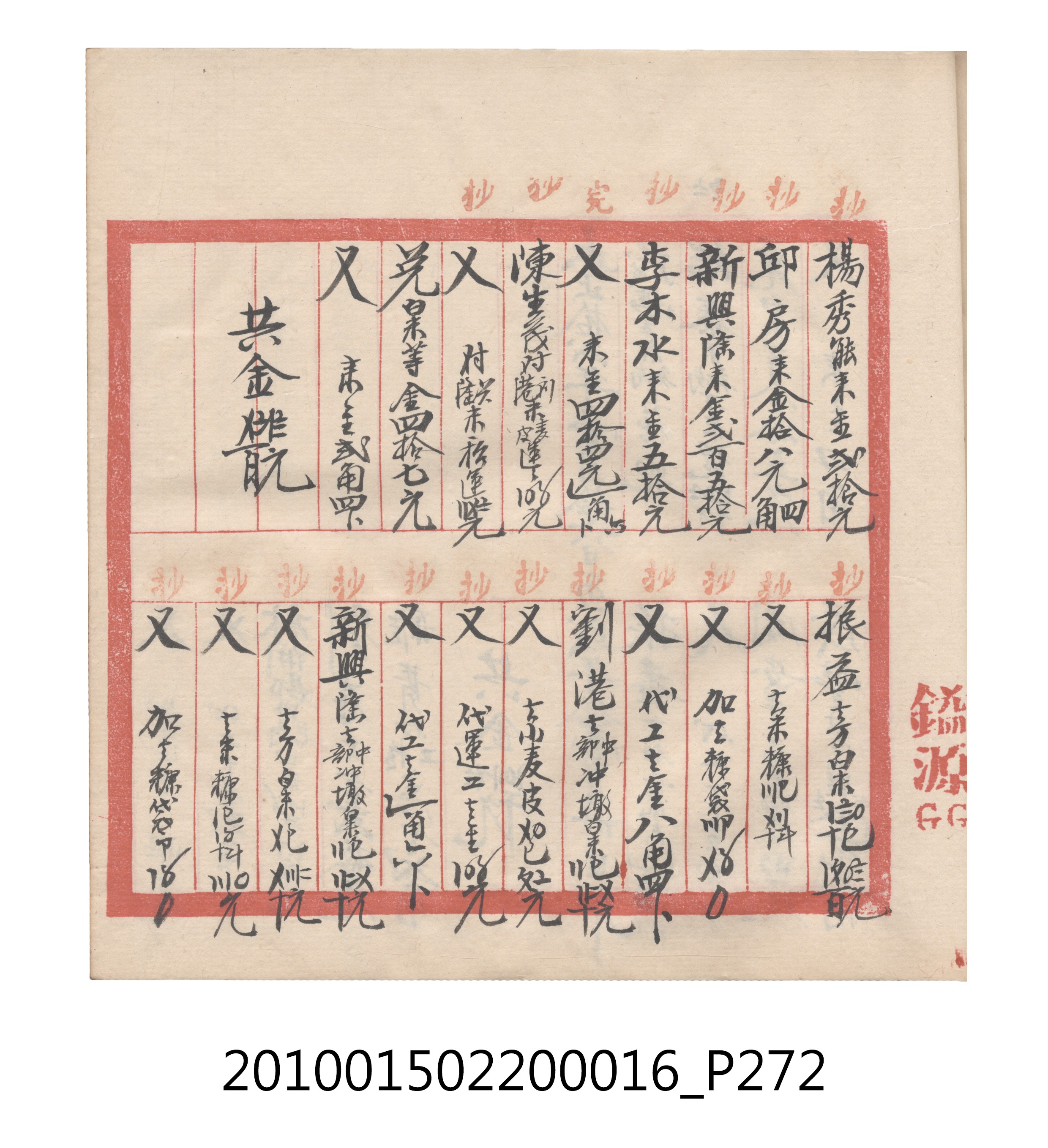 大正11年瑞興號米店帳冊2 (共315張)