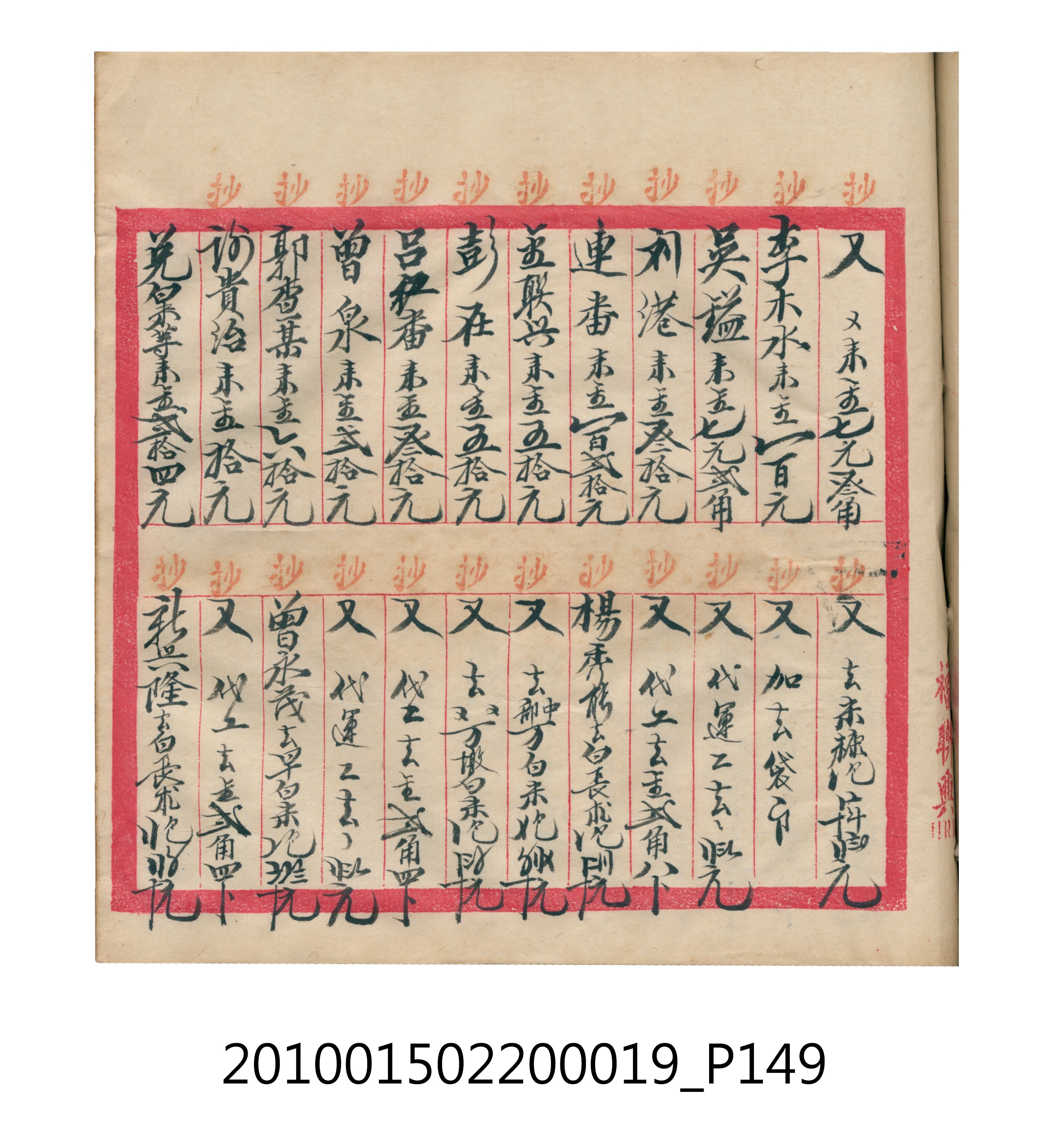 大正12年瑞興號米店帳冊1 (共306張)