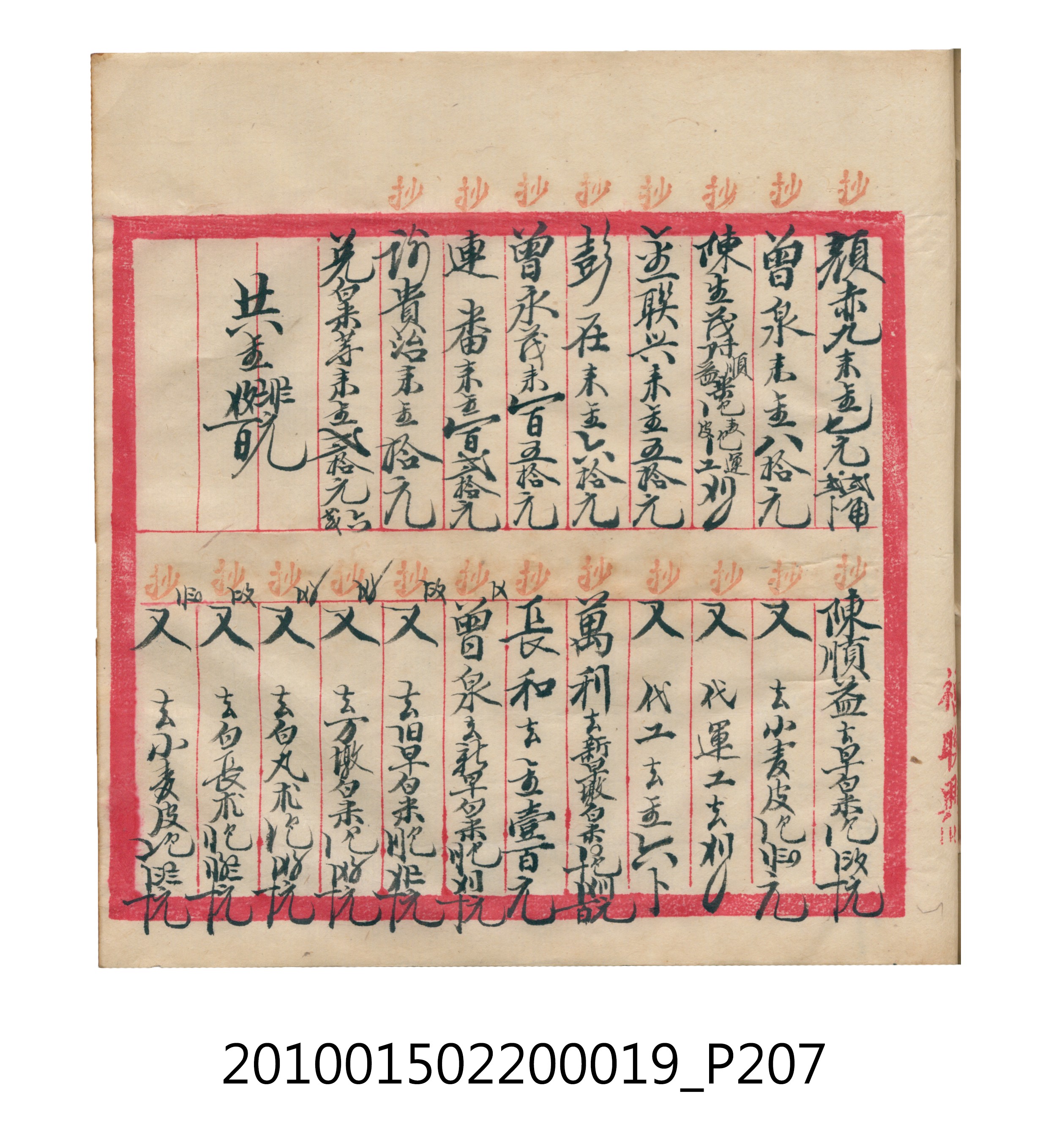 大正12年瑞興號米店帳冊1 (共306張)
