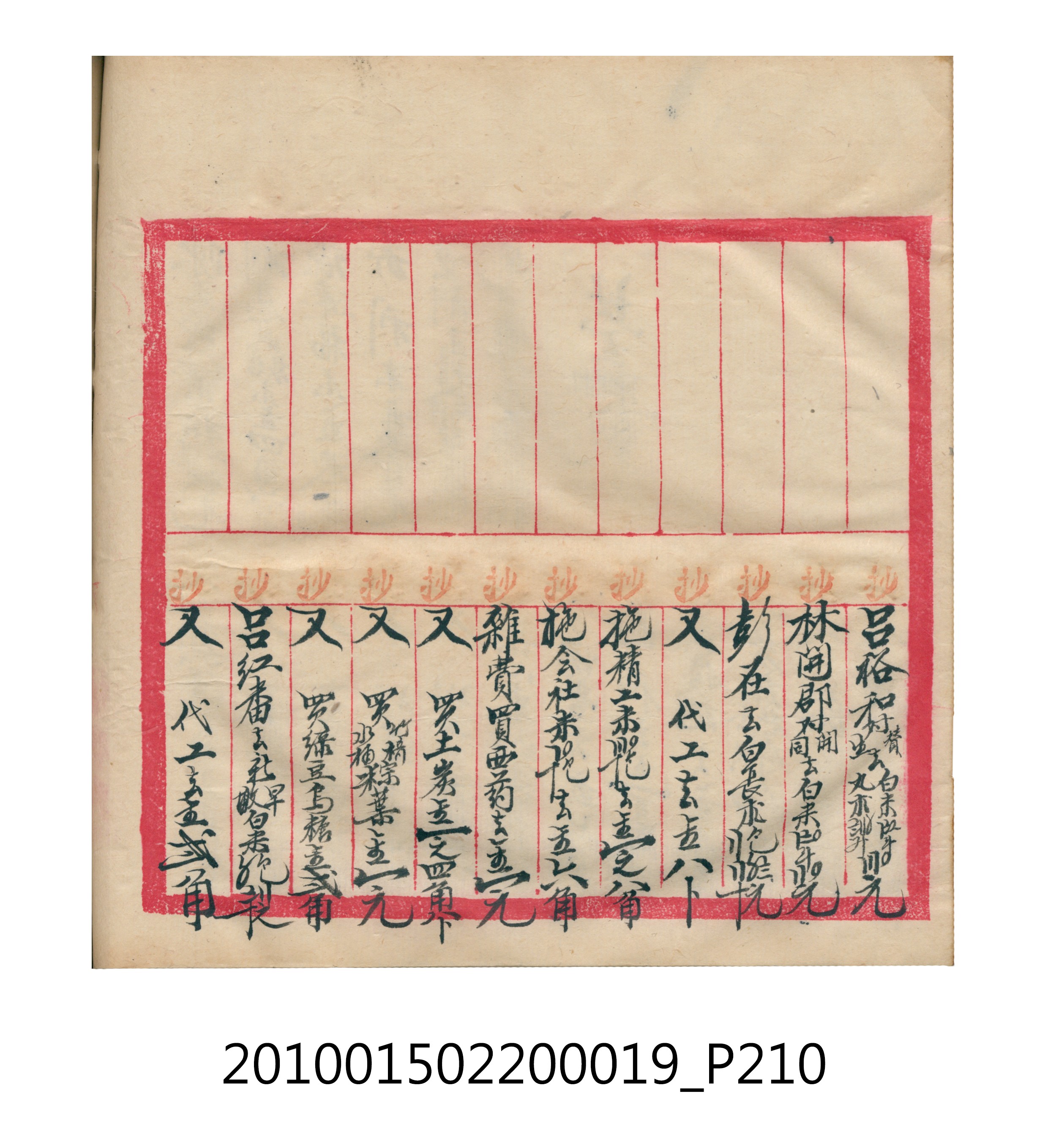 大正12年瑞興號米店帳冊1 (共306張)