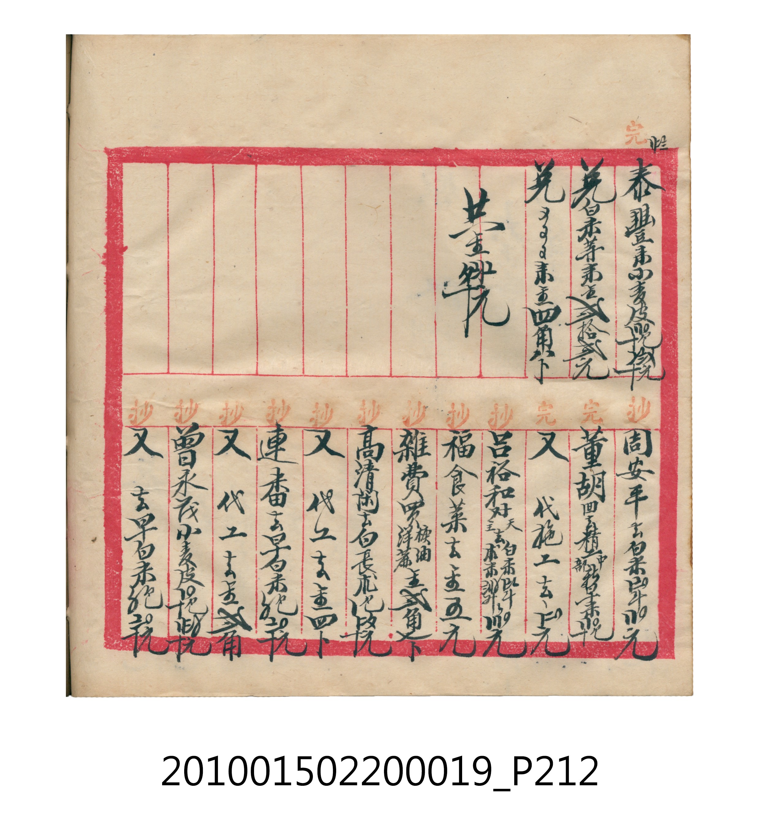大正12年瑞興號米店帳冊1 (共306張)