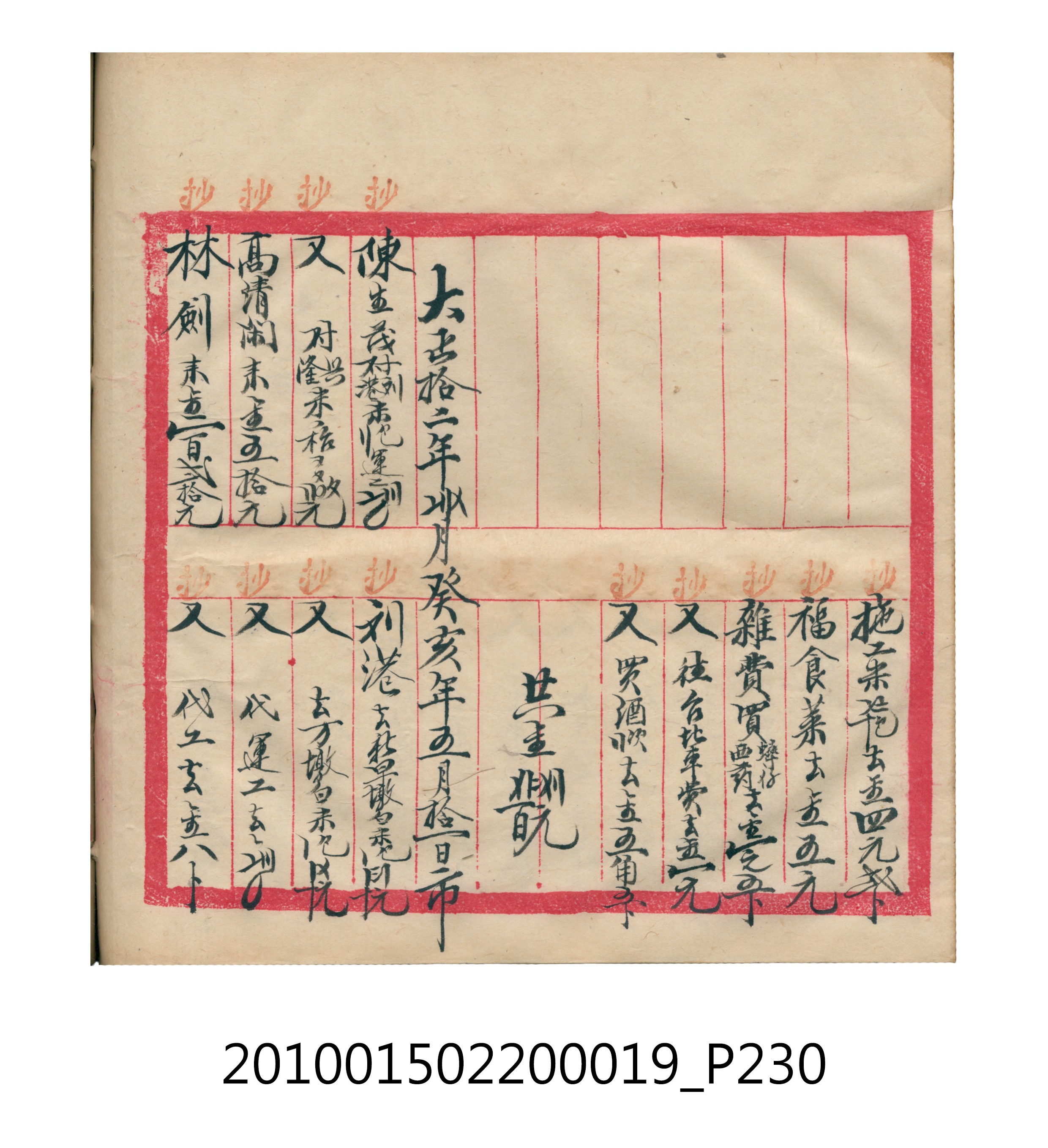 大正12年瑞興號米店帳冊1 (共306張)