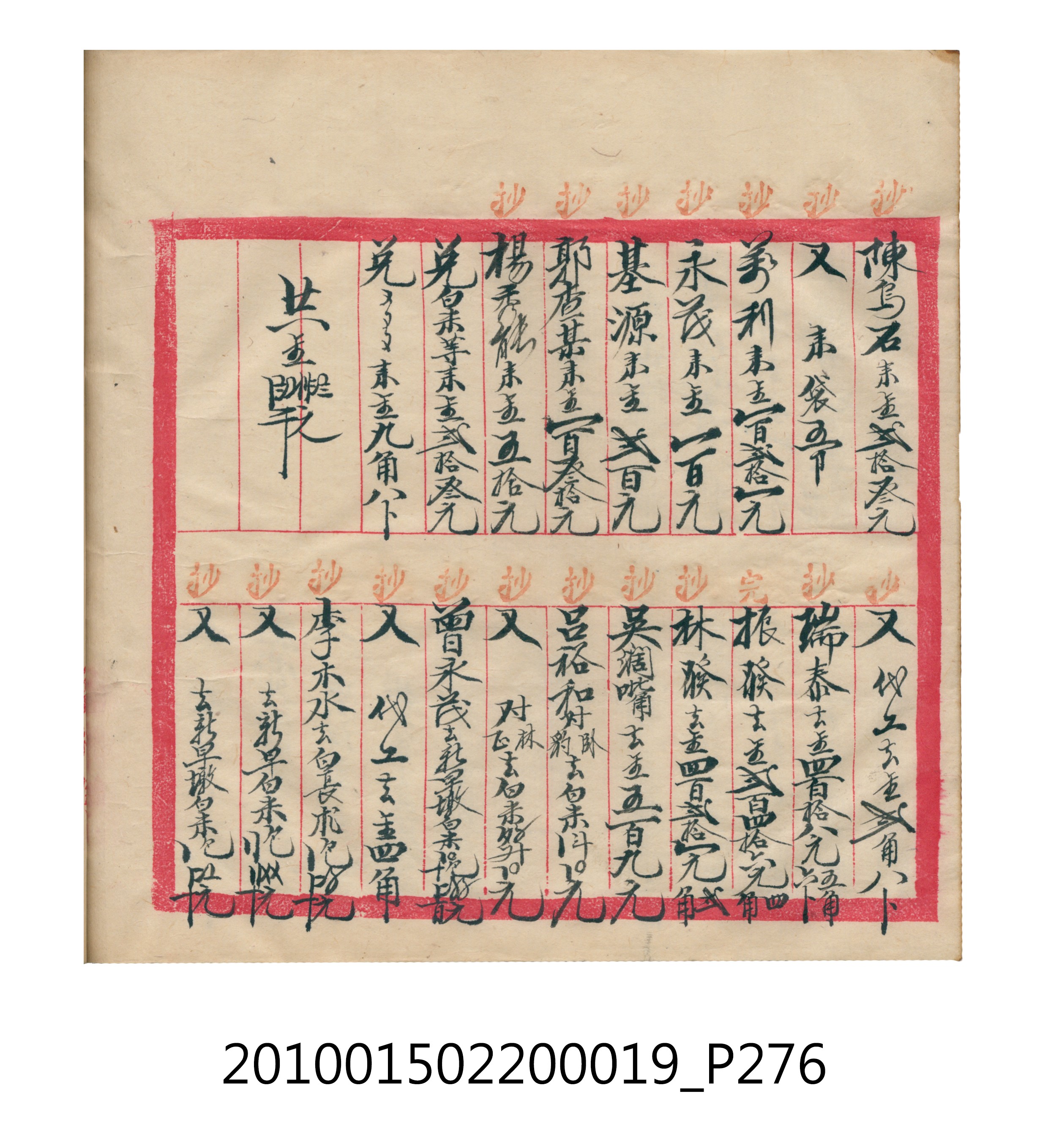 大正12年瑞興號米店帳冊1 (共306張)