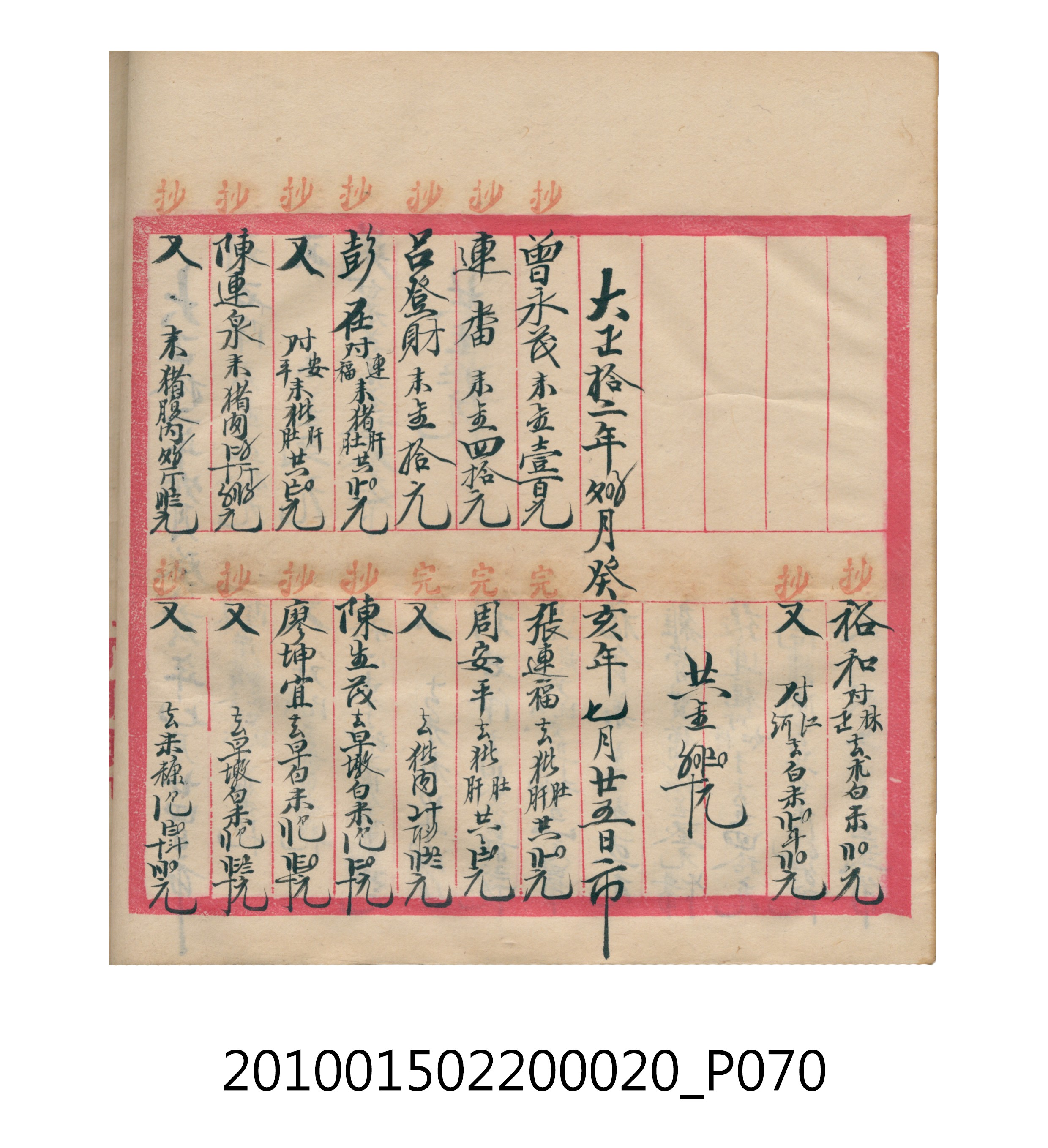 大正12年瑞興號米店帳冊2 (共306張)