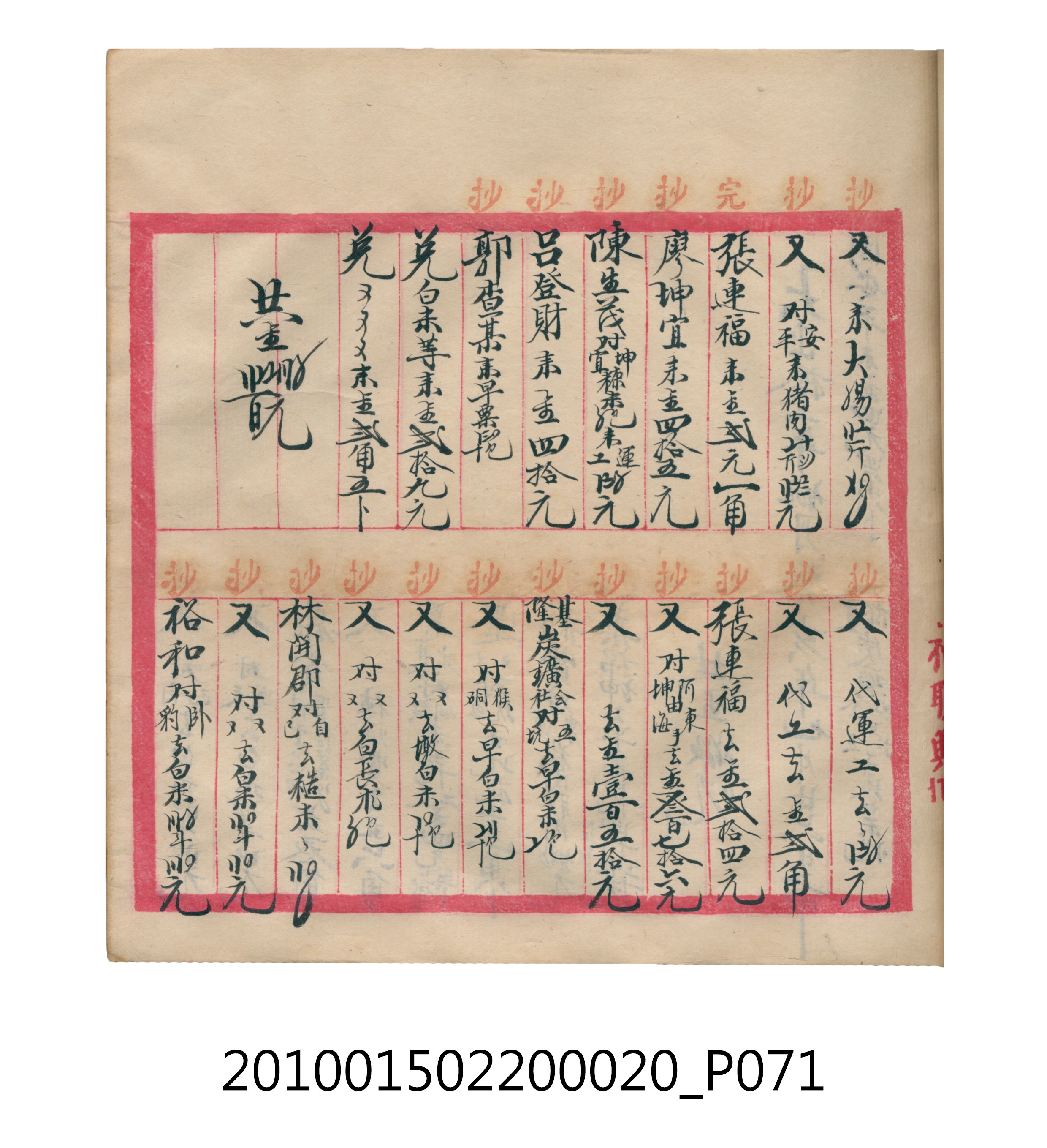大正12年瑞興號米店帳冊2 (共306張)