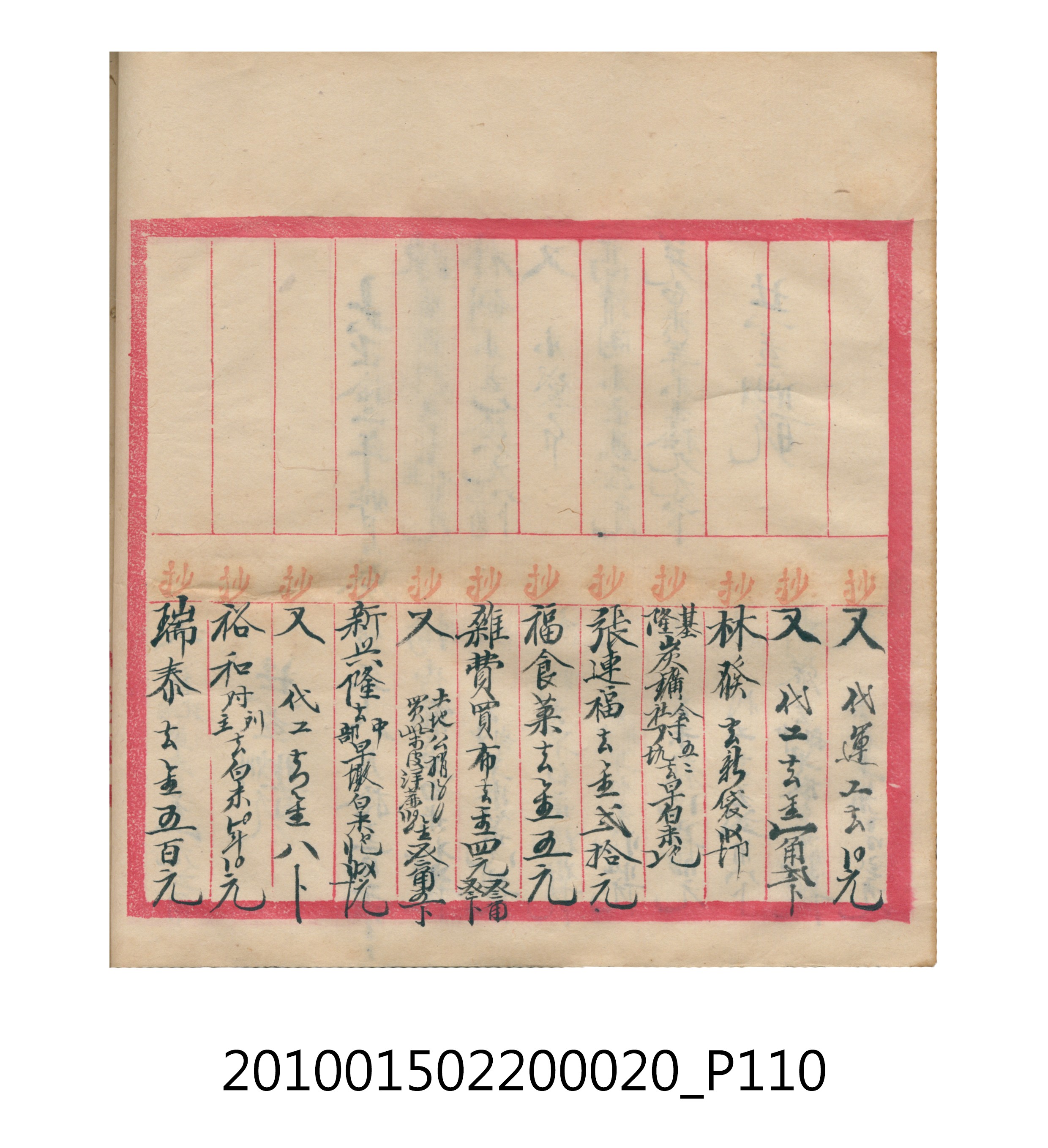 大正12年瑞興號米店帳冊2 (共306張)