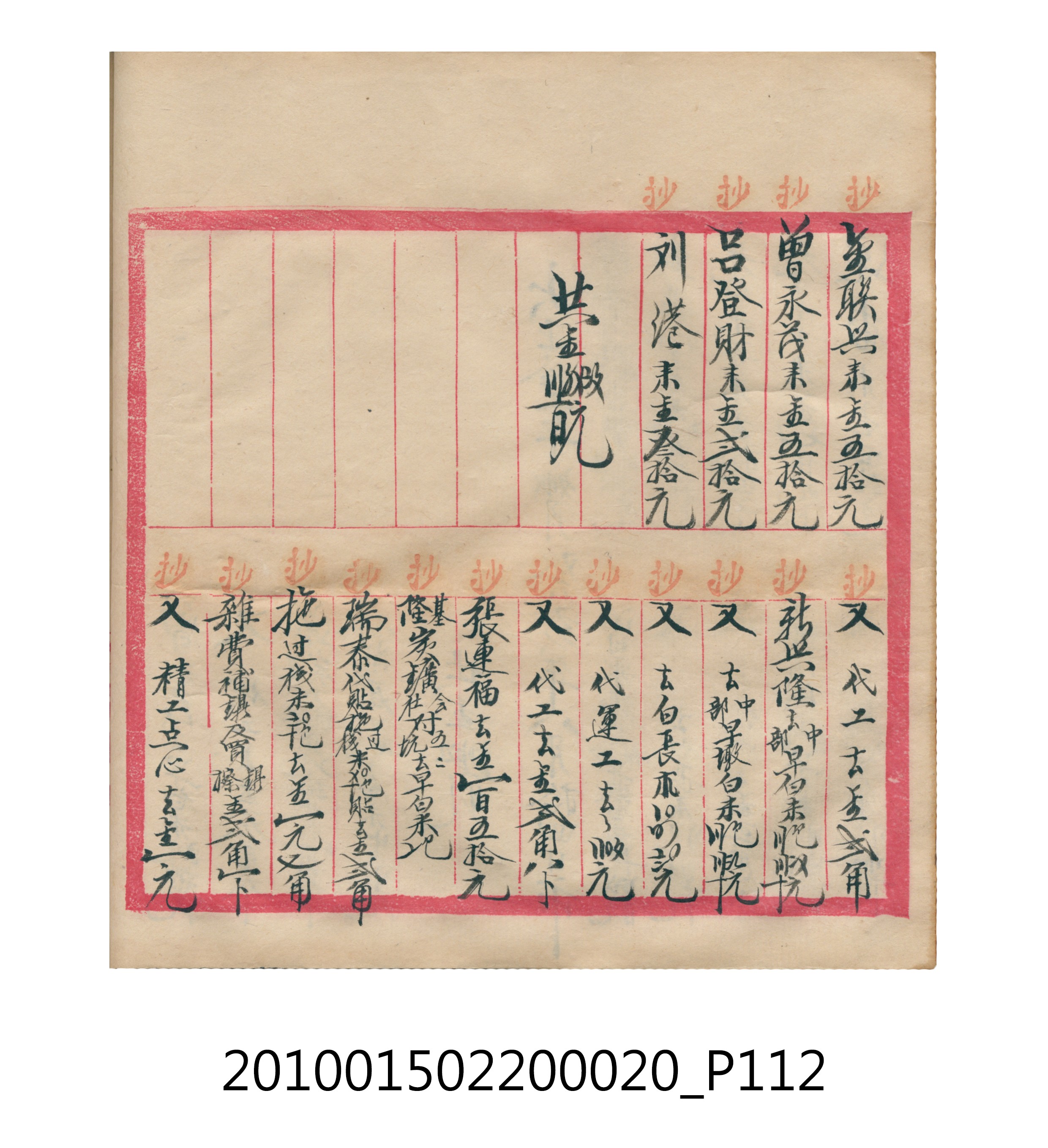大正12年瑞興號米店帳冊2 (共306張)