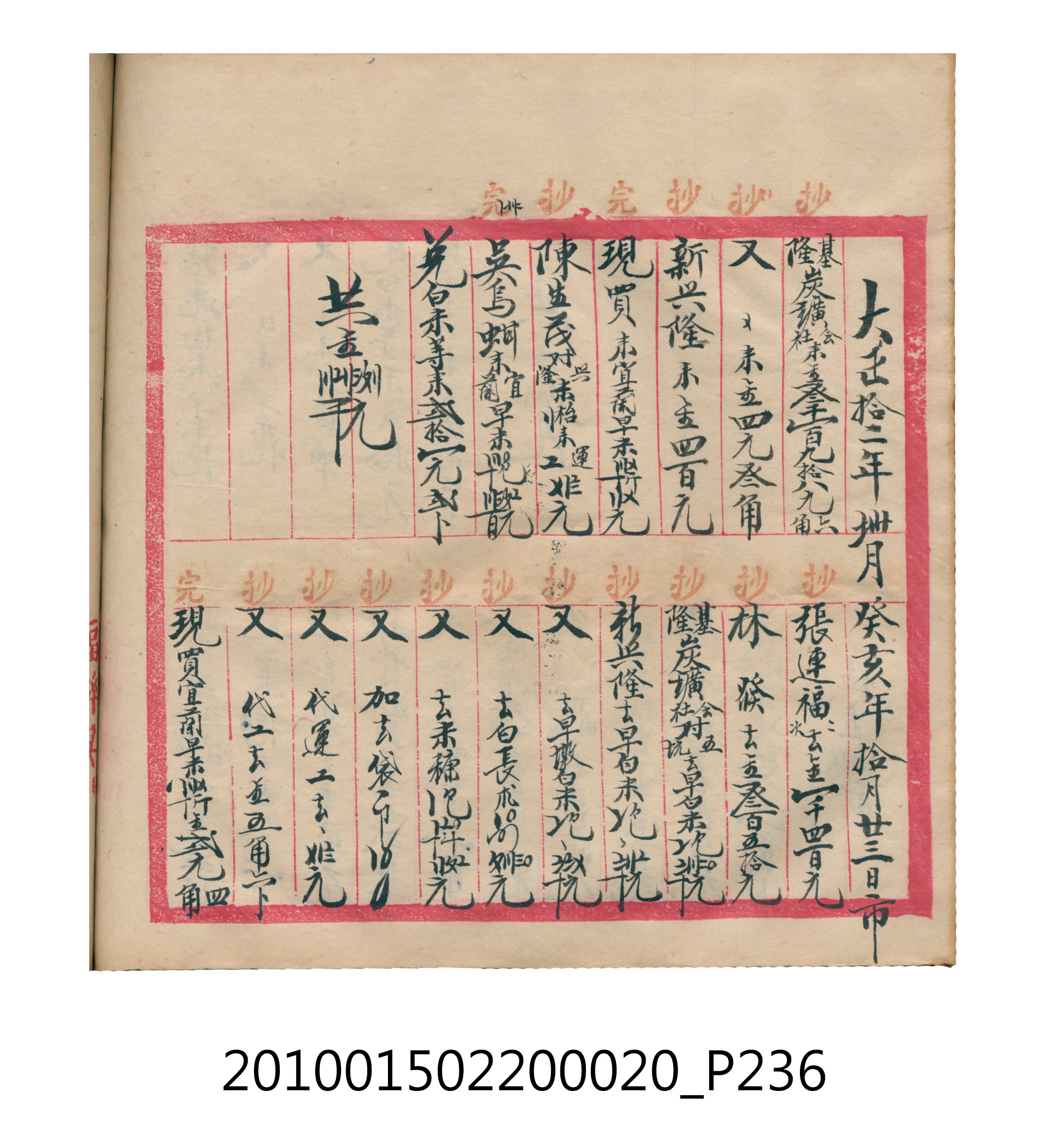 大正12年瑞興號米店帳冊2 (共306張)