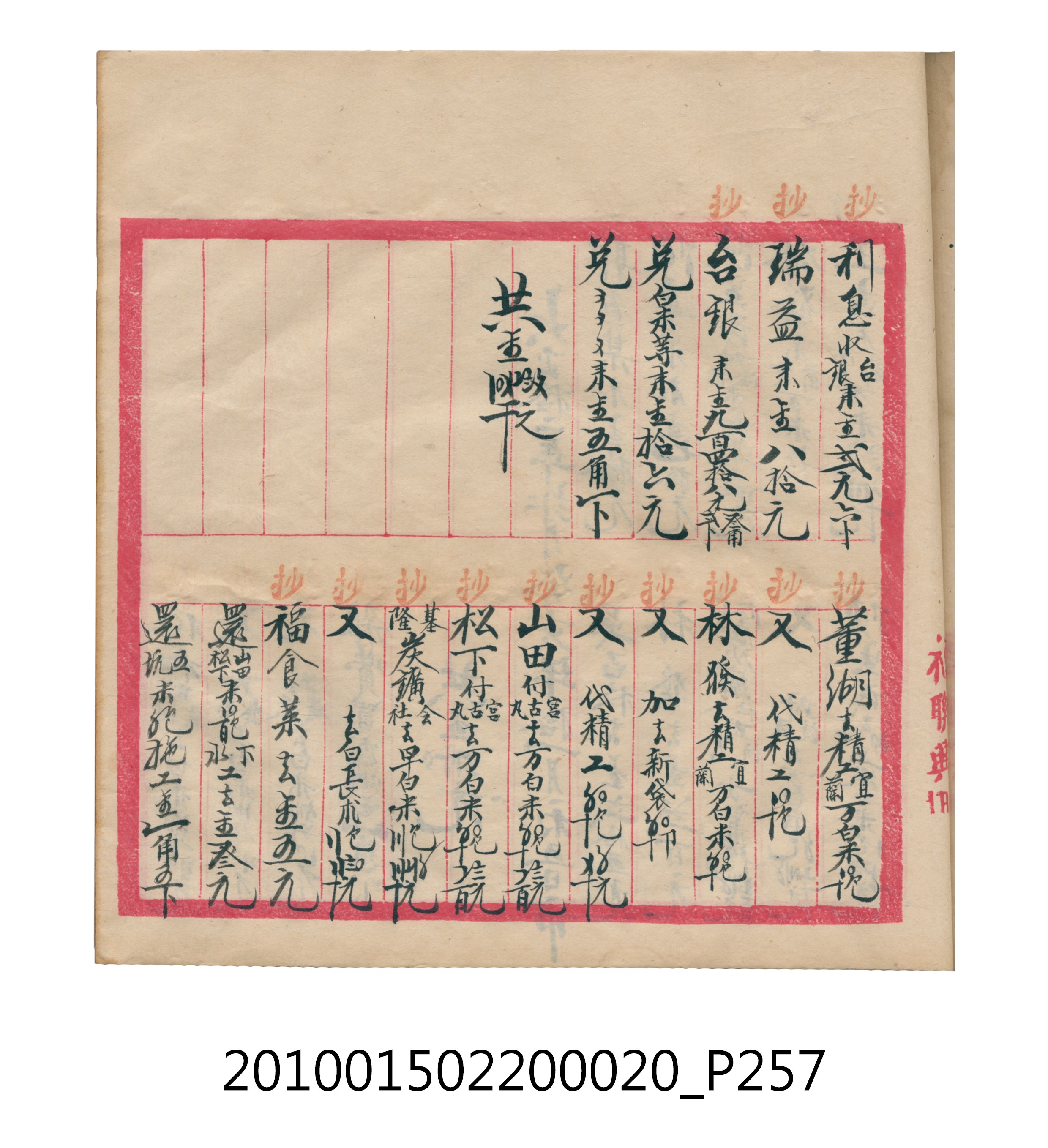 大正12年瑞興號米店帳冊2 (共306張)