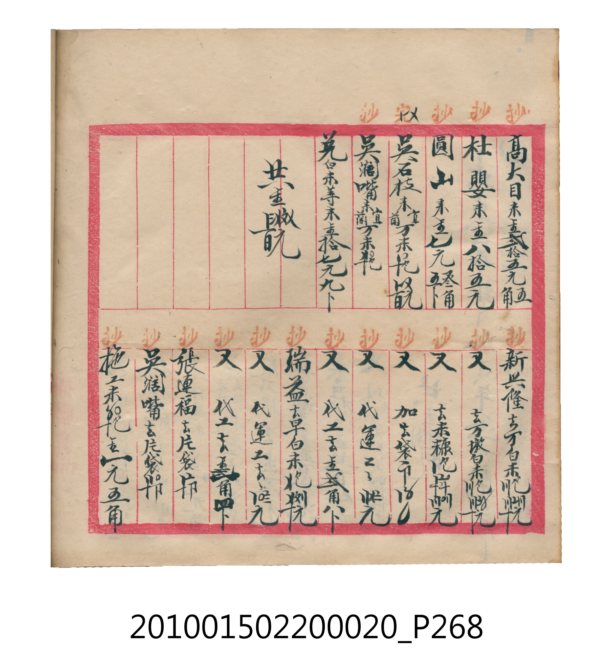 大正12年瑞興號米店帳冊2 (共306張)