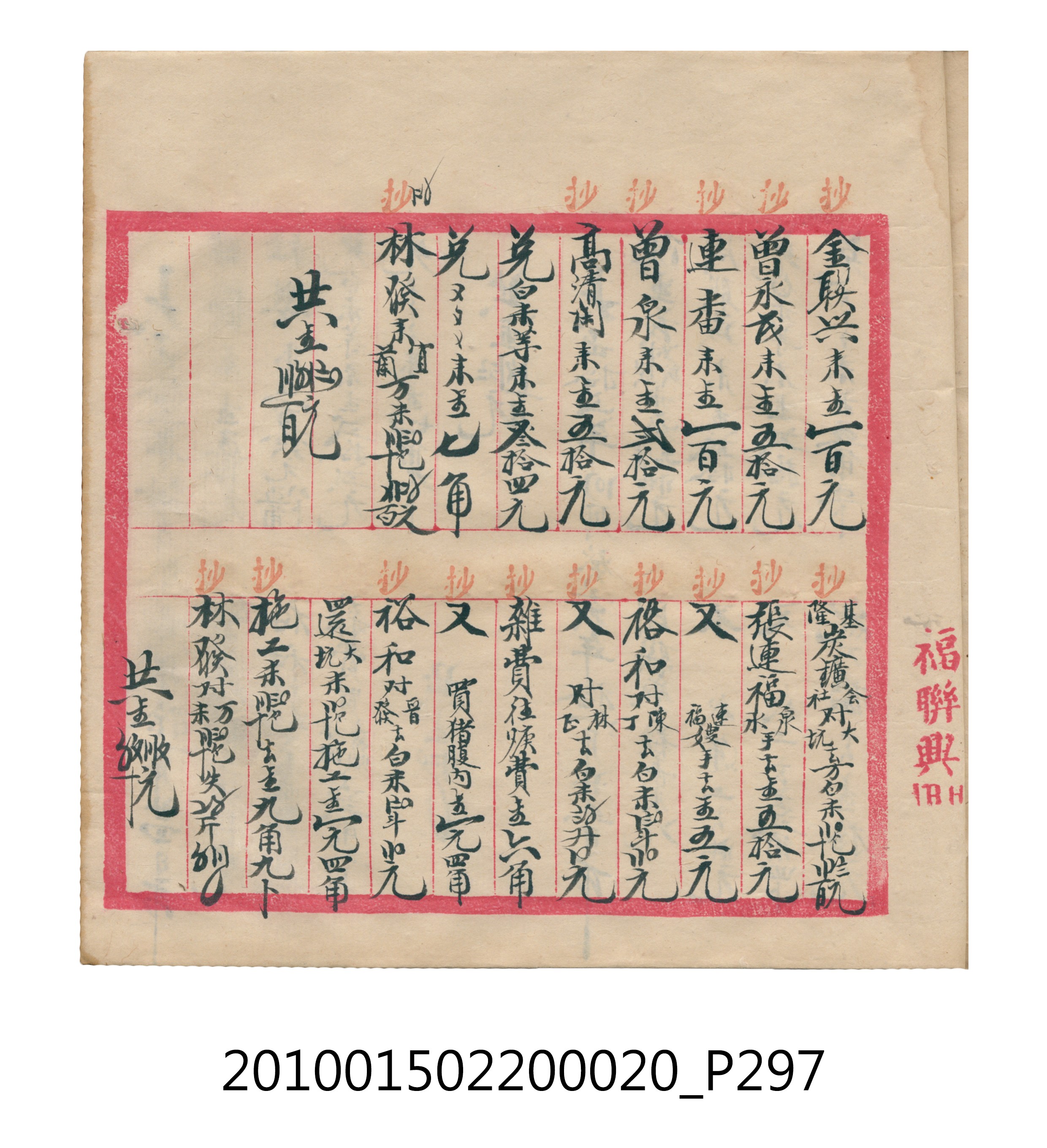 大正12年瑞興號米店帳冊2 (共306張)