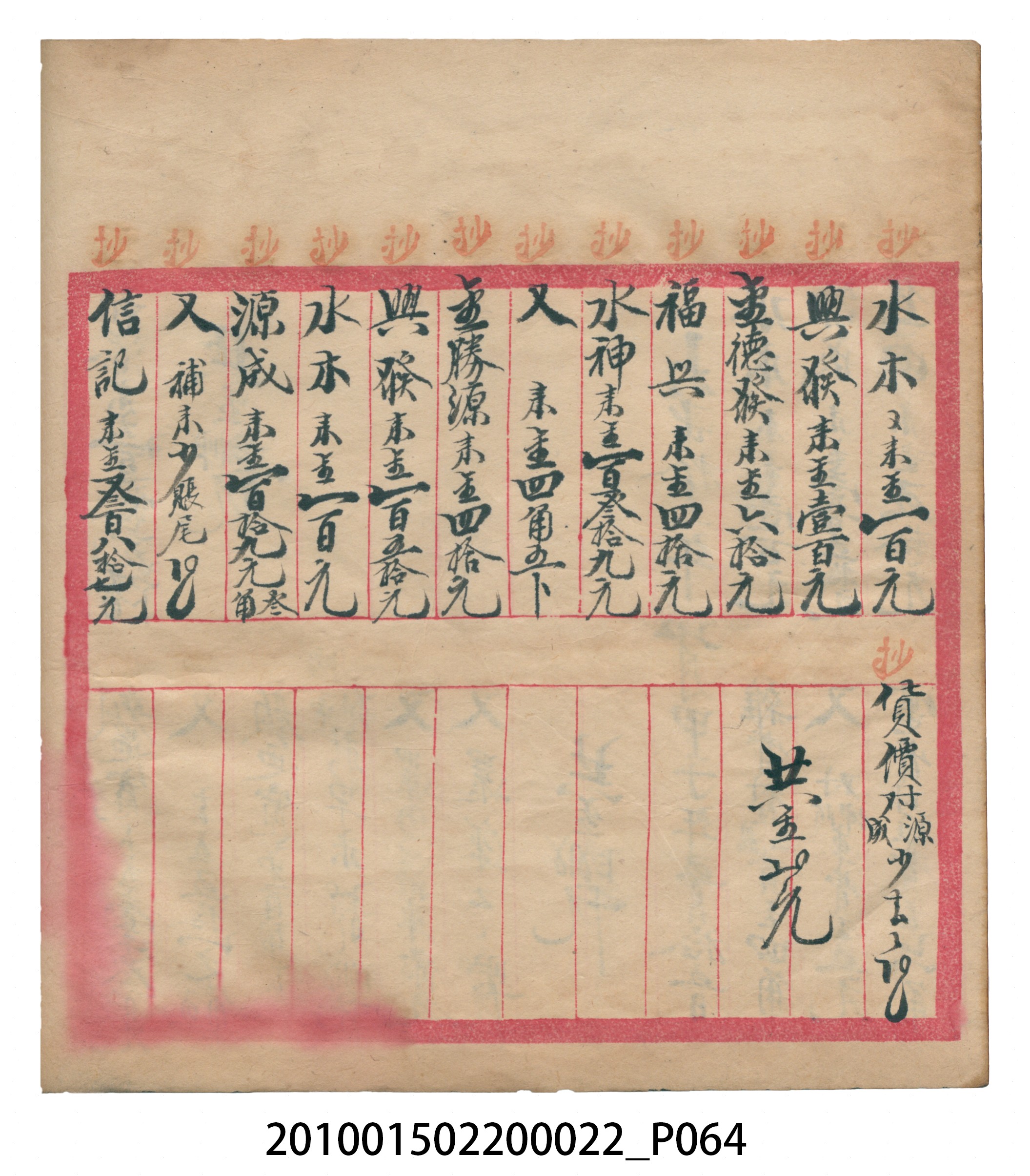 大正13年錦瑞號米店帳冊1 (共232張)