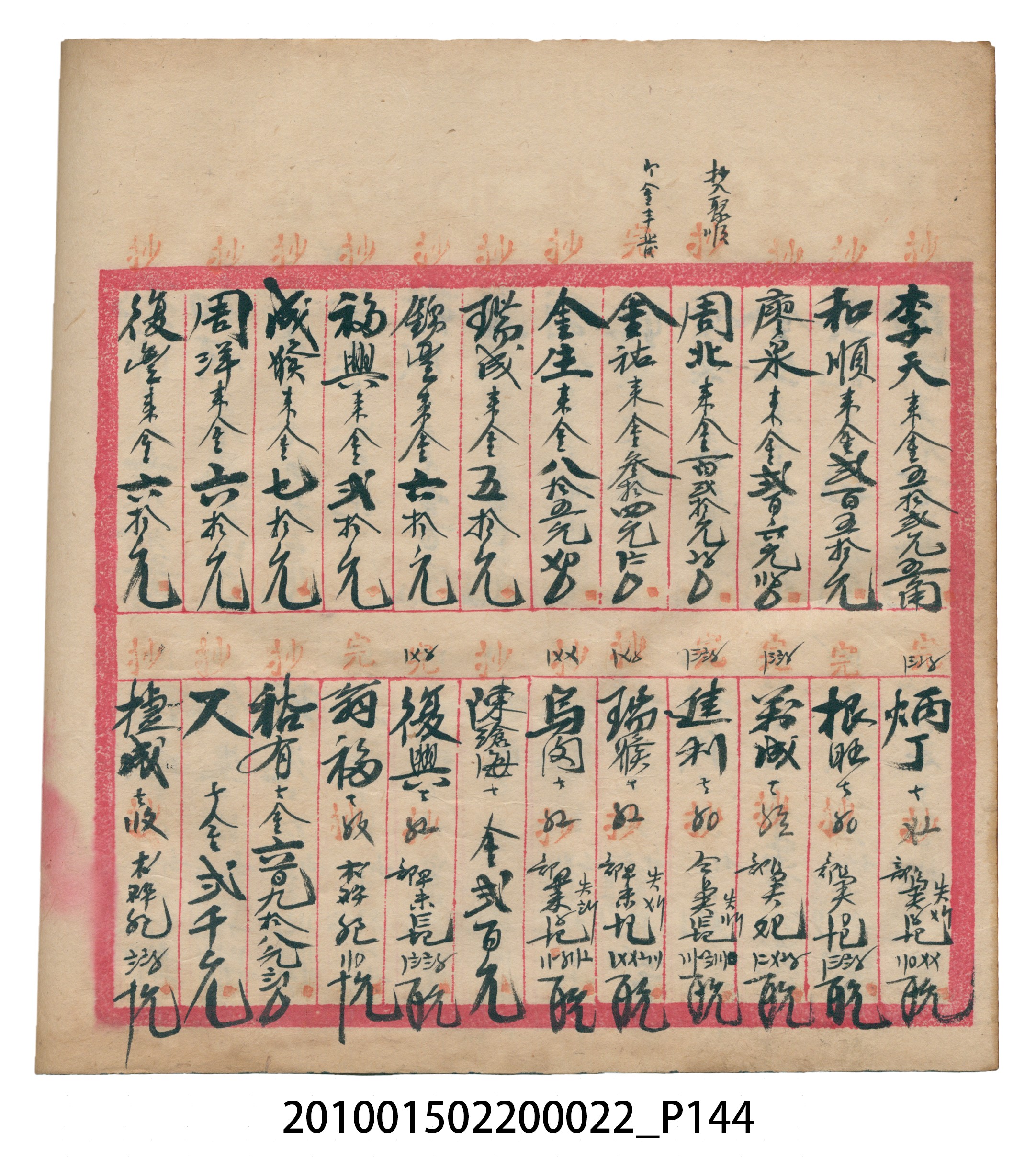 大正13年錦瑞號米店帳冊1 (共232張)