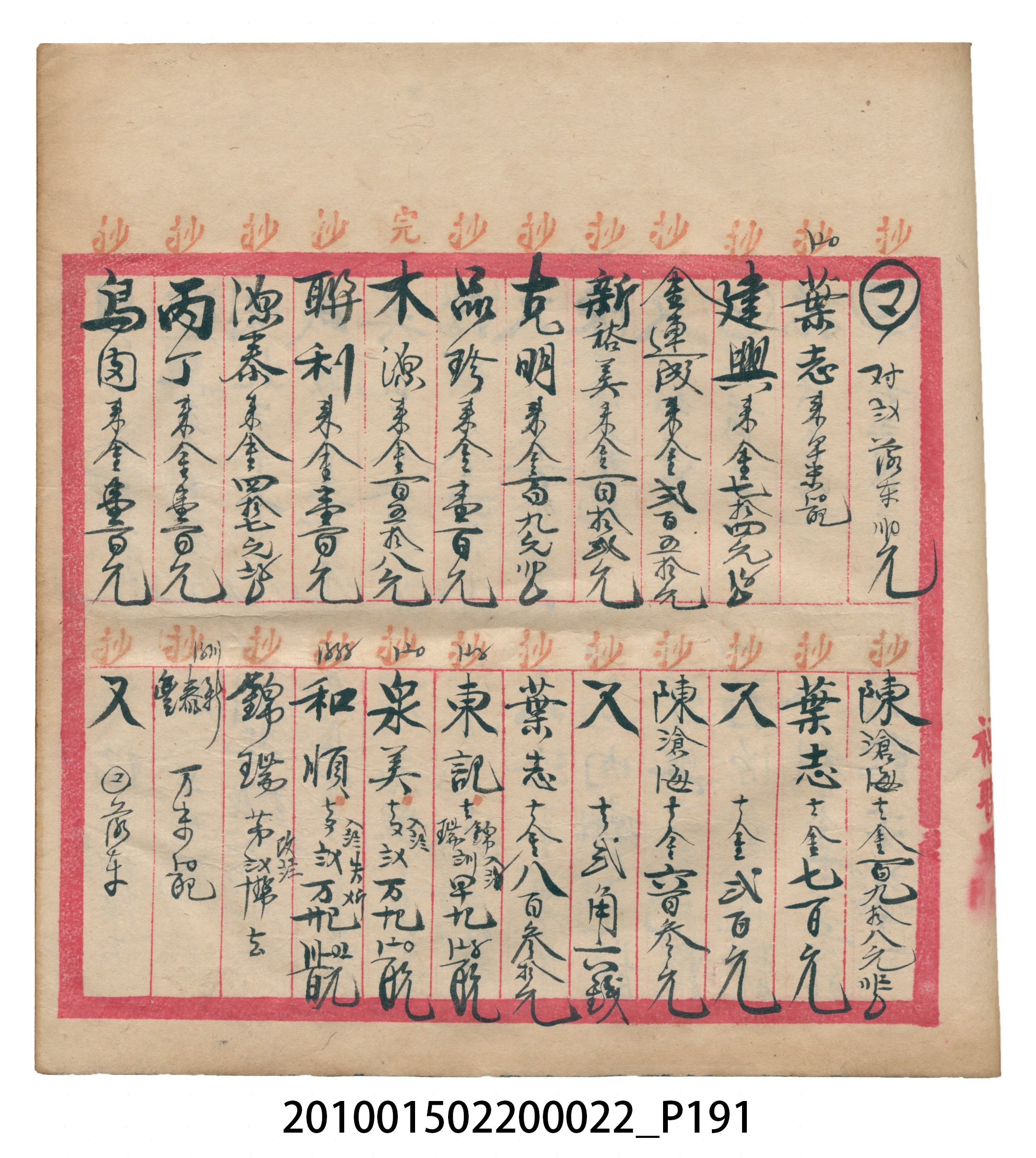 大正13年錦瑞號米店帳冊1 (共232張)