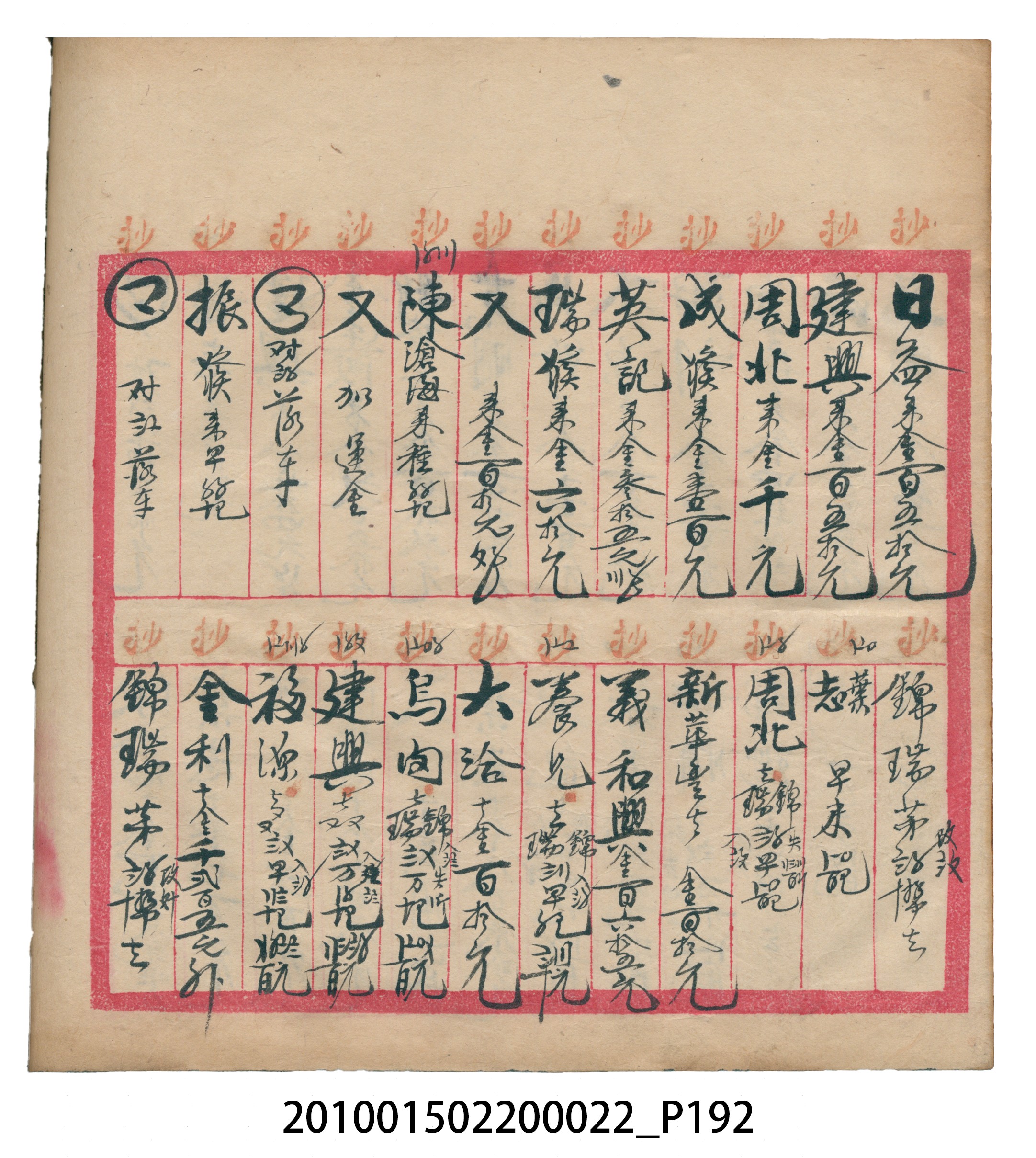 大正13年錦瑞號米店帳冊1 (共232張)