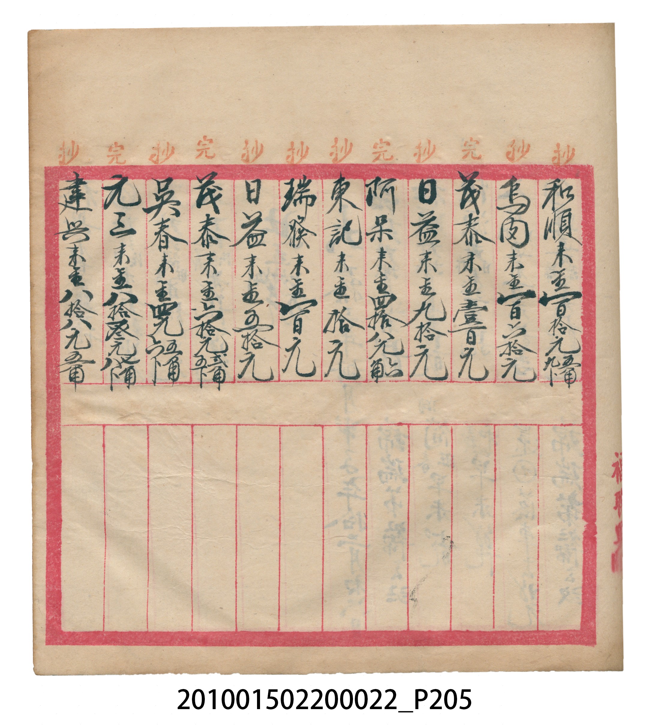 大正13年錦瑞號米店帳冊1 (共232張)