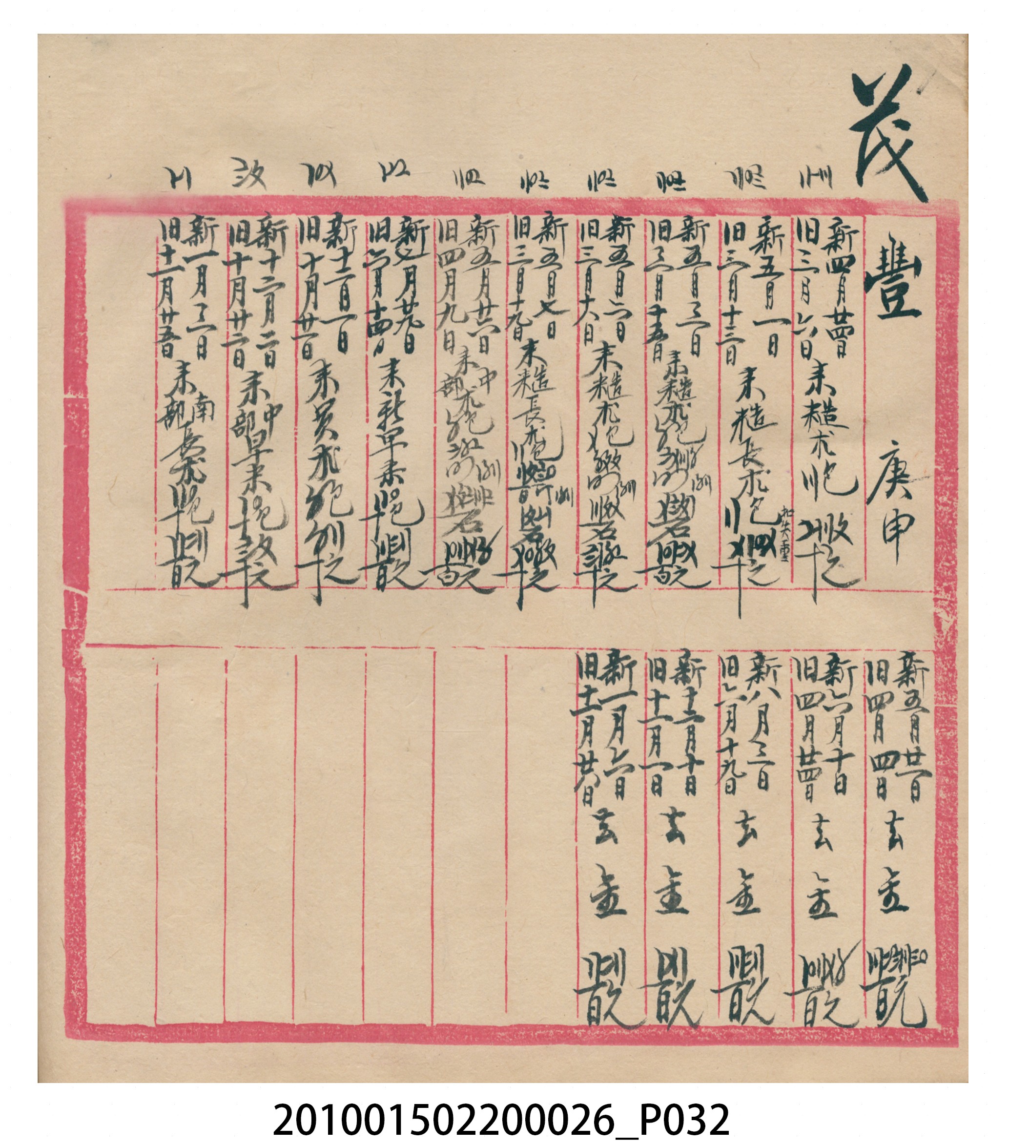 瑞興大正九年庚申行戶交關總簿 (共72張)