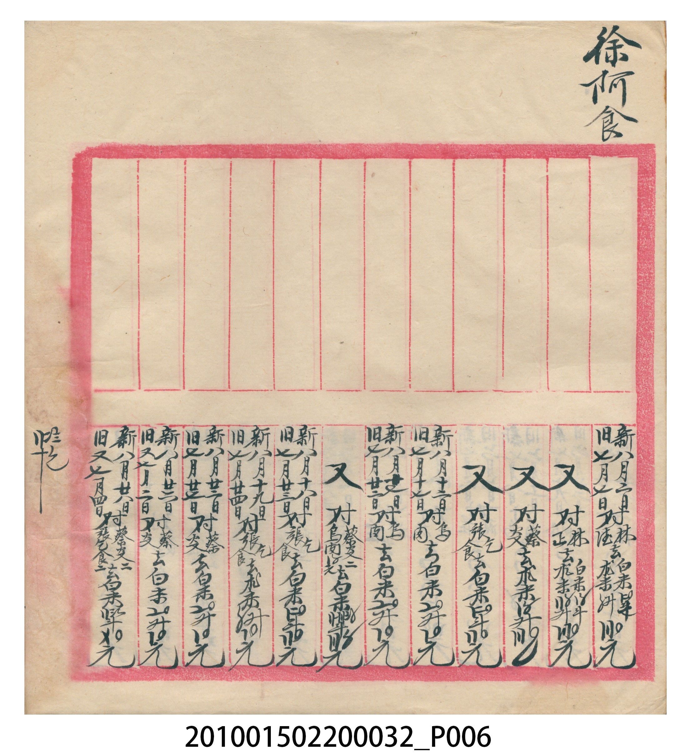 瑞興大正八年己未吉立焿藔九份本街各埠交關總簿 (共215張)