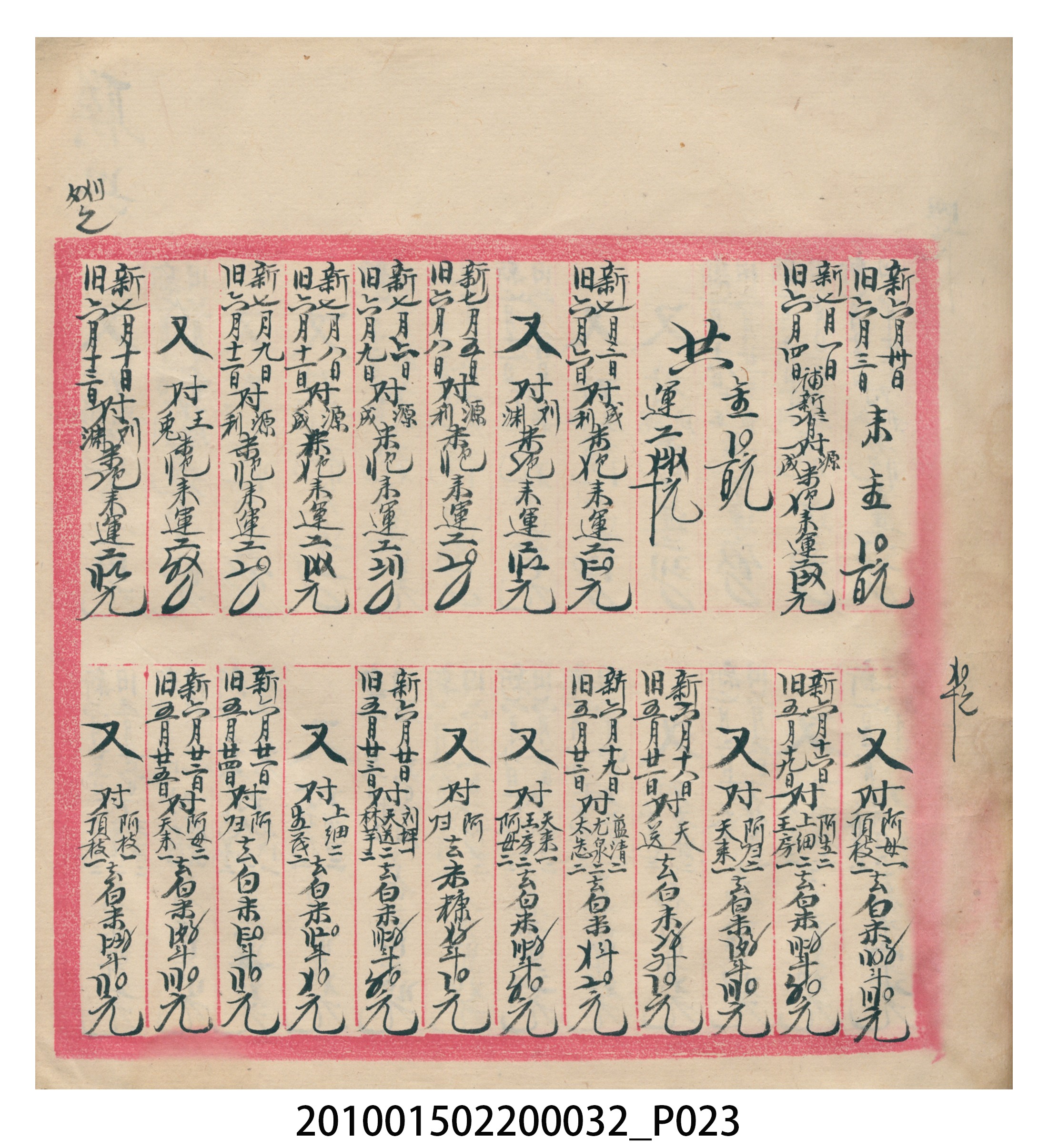 瑞興大正八年己未吉立焿藔九份本街各埠交關總簿 (共215張)