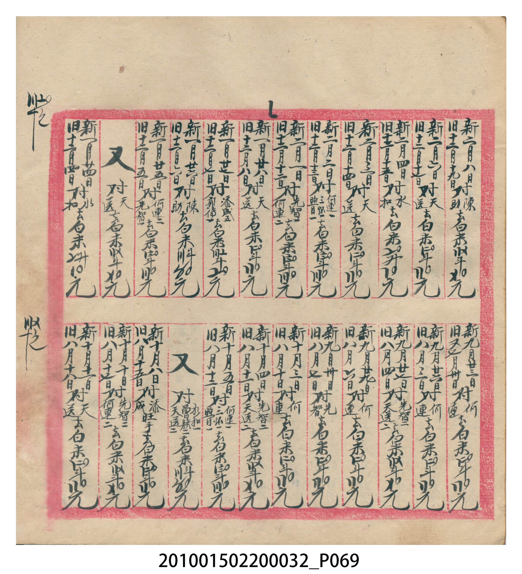 瑞興大正八年己未吉立焿藔九份本街各埠交關總簿 (共215張)