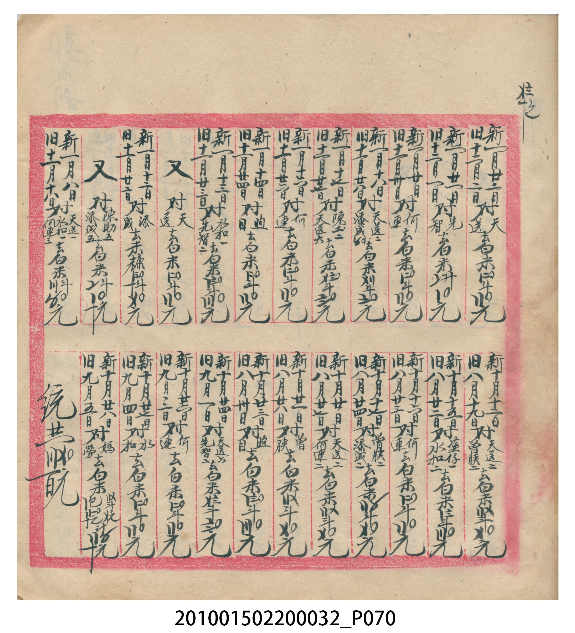 瑞興大正八年己未吉立焿藔九份本街各埠交關總簿 (共215張)
