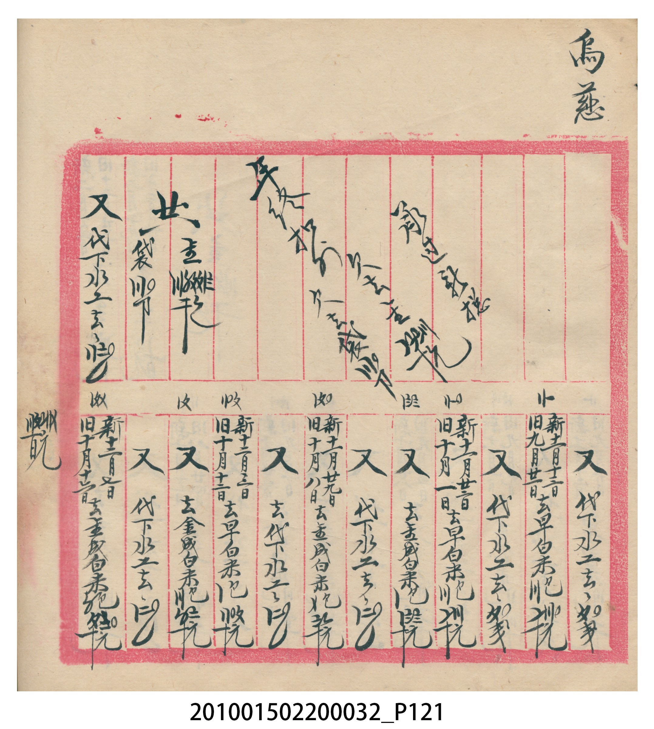 瑞興大正八年己未吉立焿藔九份本街各埠交關總簿 (共215張)