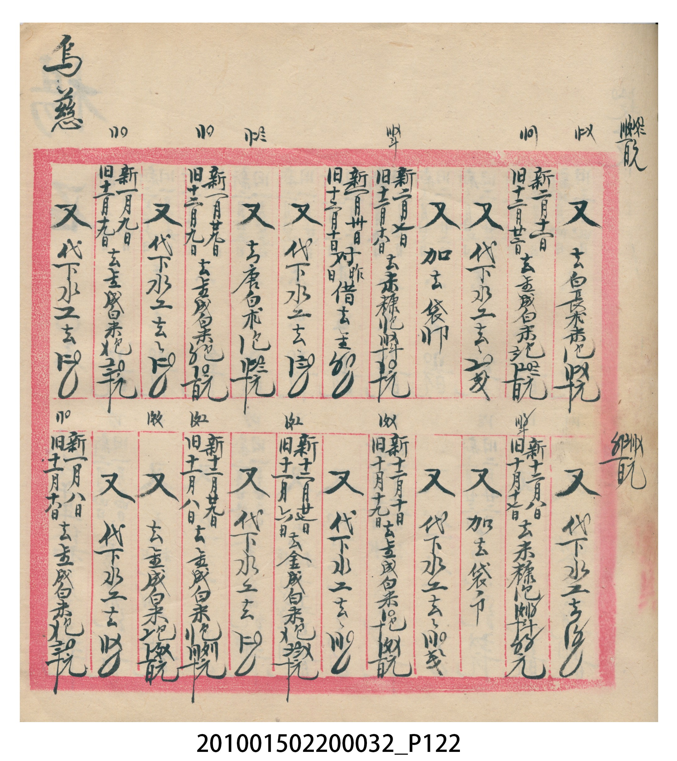 瑞興大正八年己未吉立焿藔九份本街各埠交關總簿 (共215張)