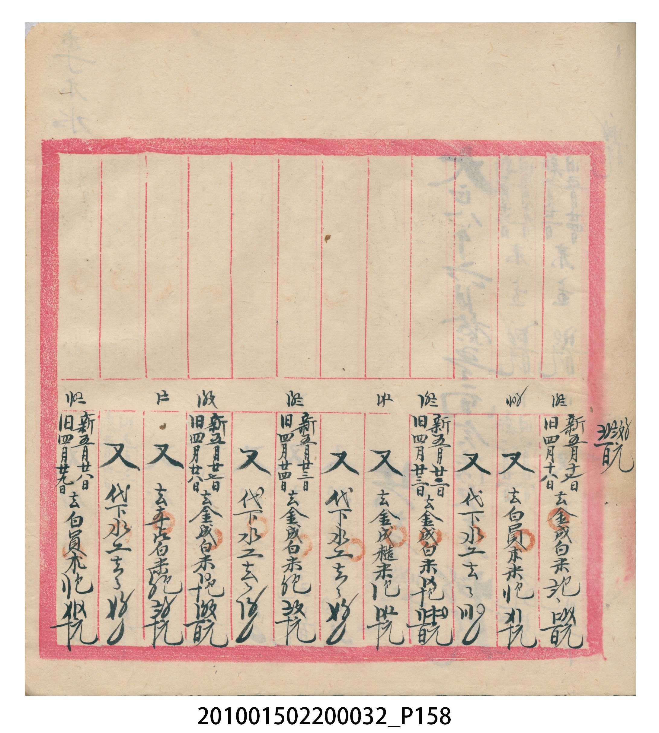 瑞興大正八年己未吉立焿藔九份本街各埠交關總簿 (共215張)