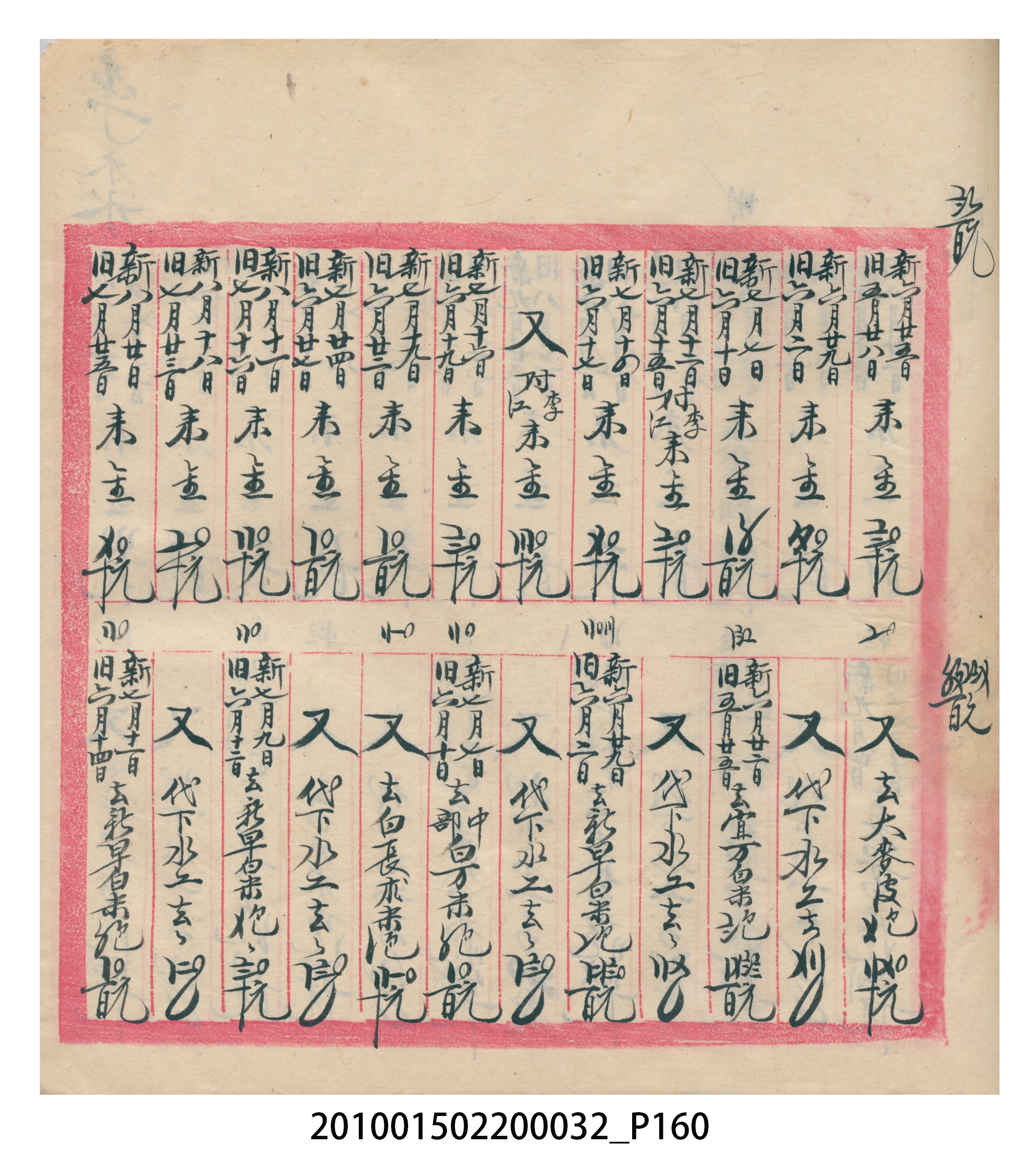 瑞興大正八年己未吉立焿藔九份本街各埠交關總簿 (共215張)