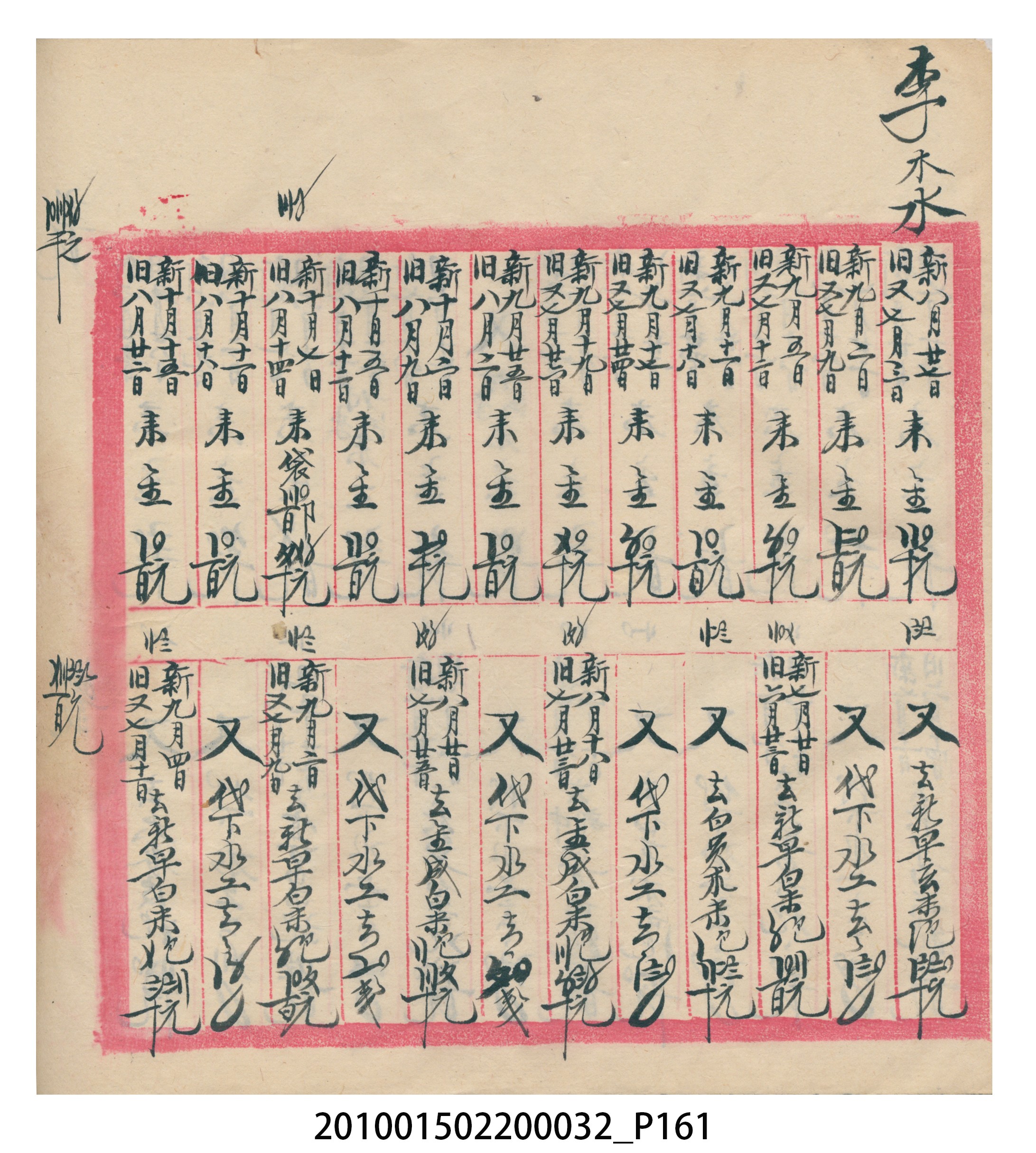 瑞興大正八年己未吉立焿藔九份本街各埠交關總簿 (共215張)