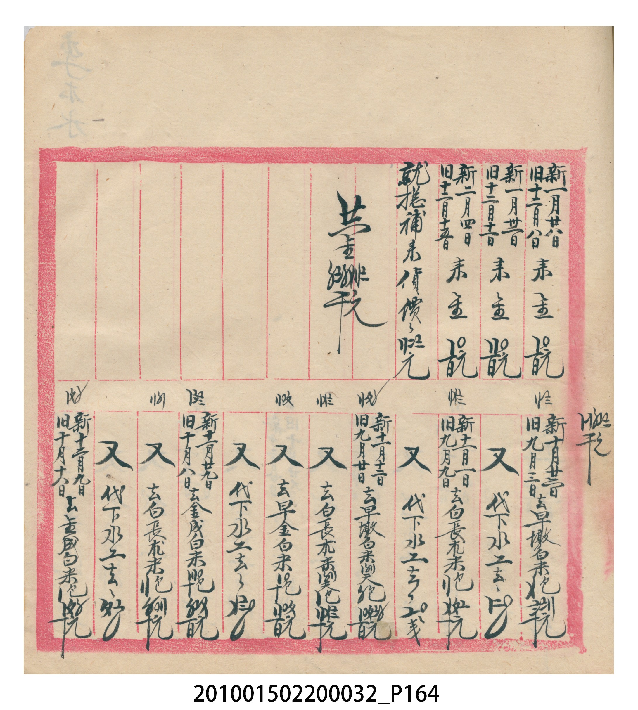 瑞興大正八年己未吉立焿藔九份本街各埠交關總簿 (共215張)