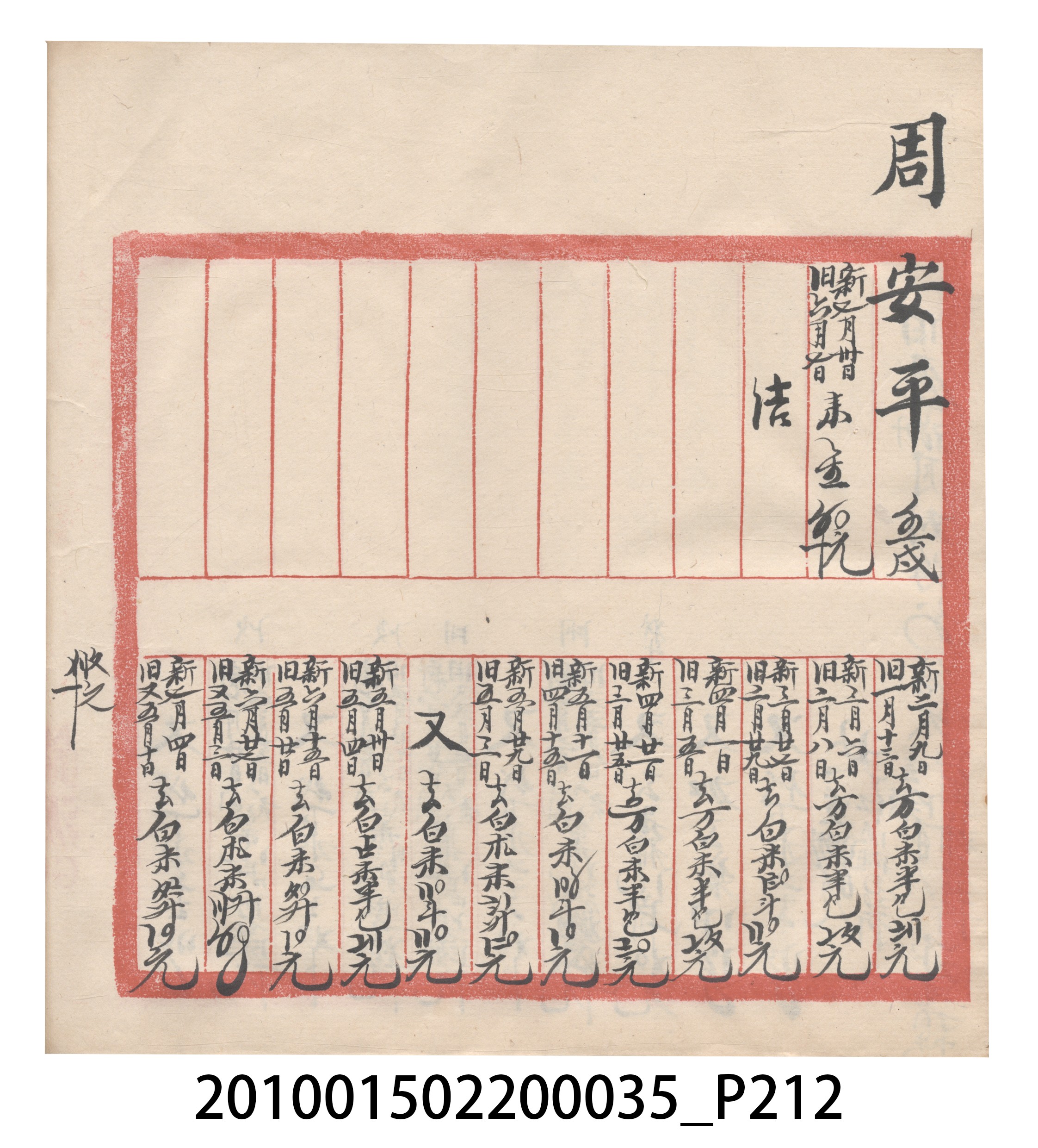 大正11年瑞興號米店帳冊5 (共232張)