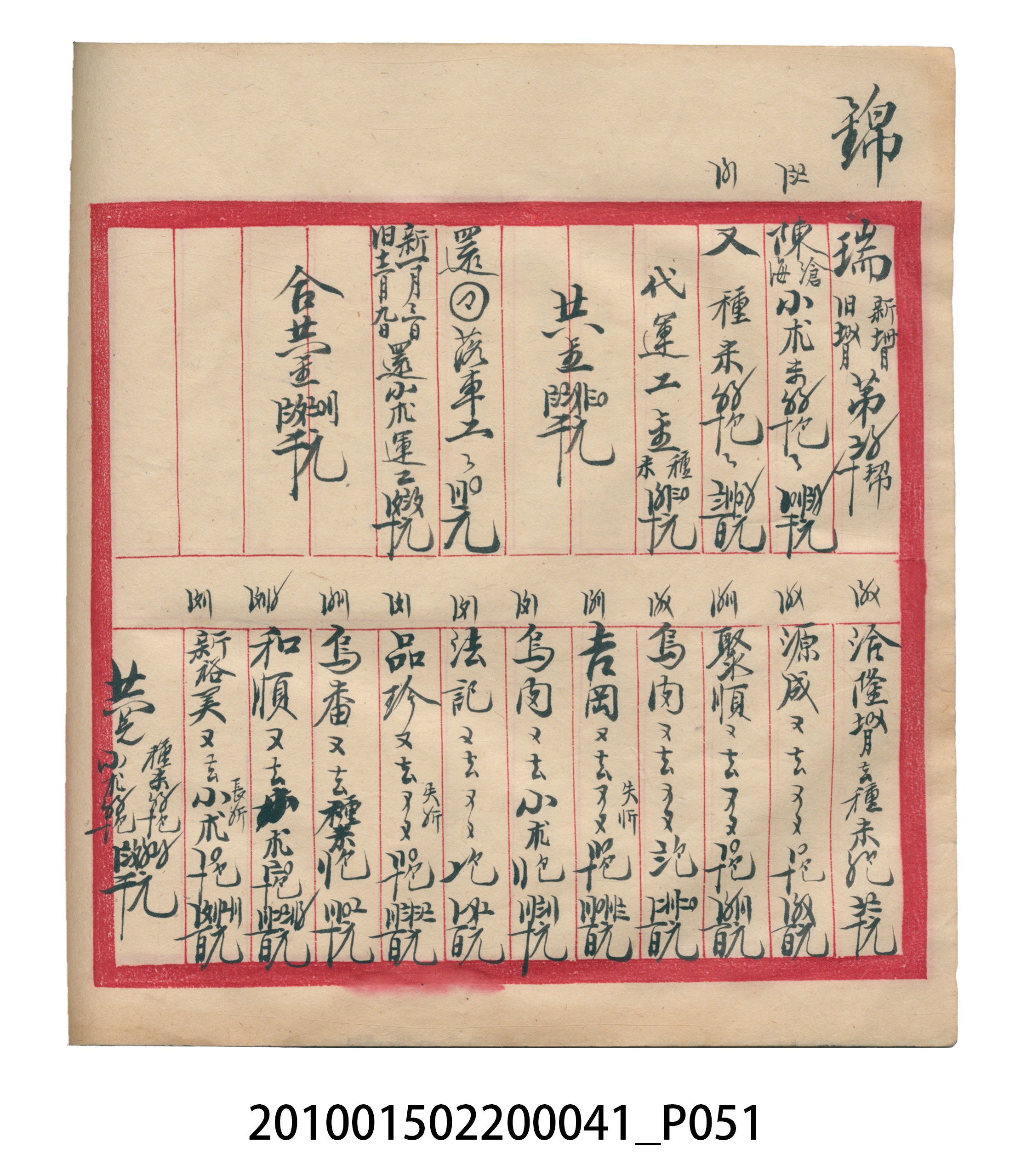 大正13年錦瑞號米店帳冊2 (共186張)