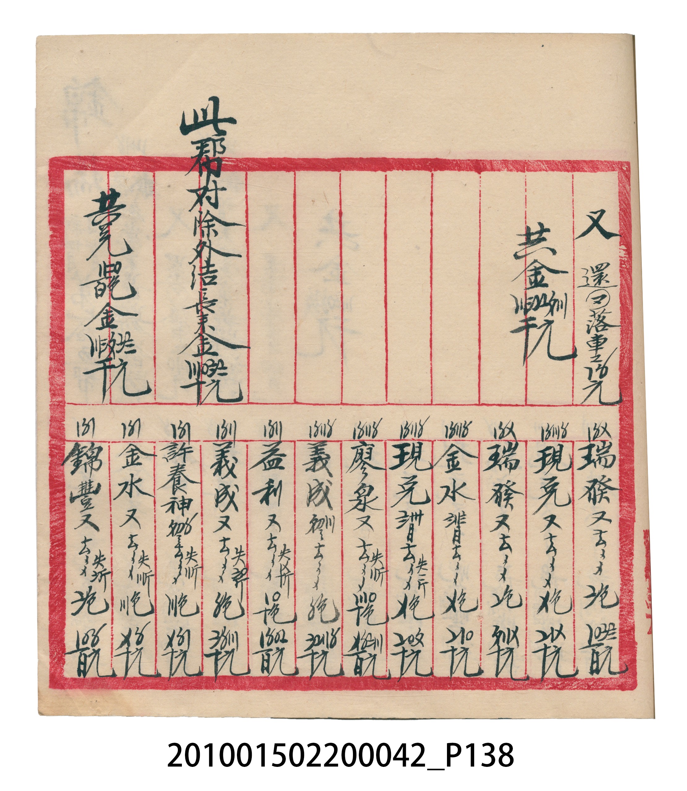 大正14年錦瑞號米店帳冊1 (共193張)
