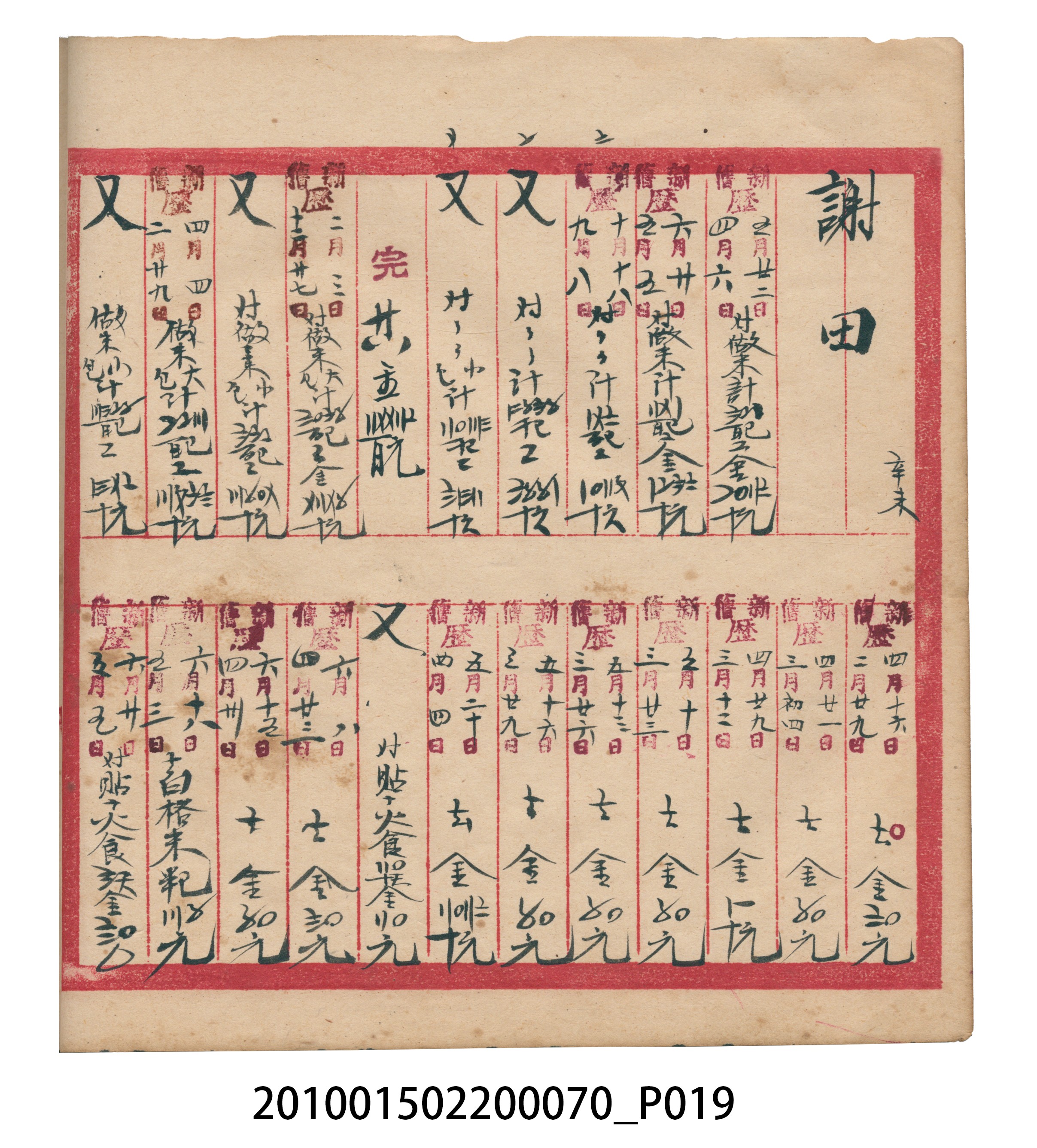錦記昭和6年歲次辛未福食辛金總簿 (共145張)