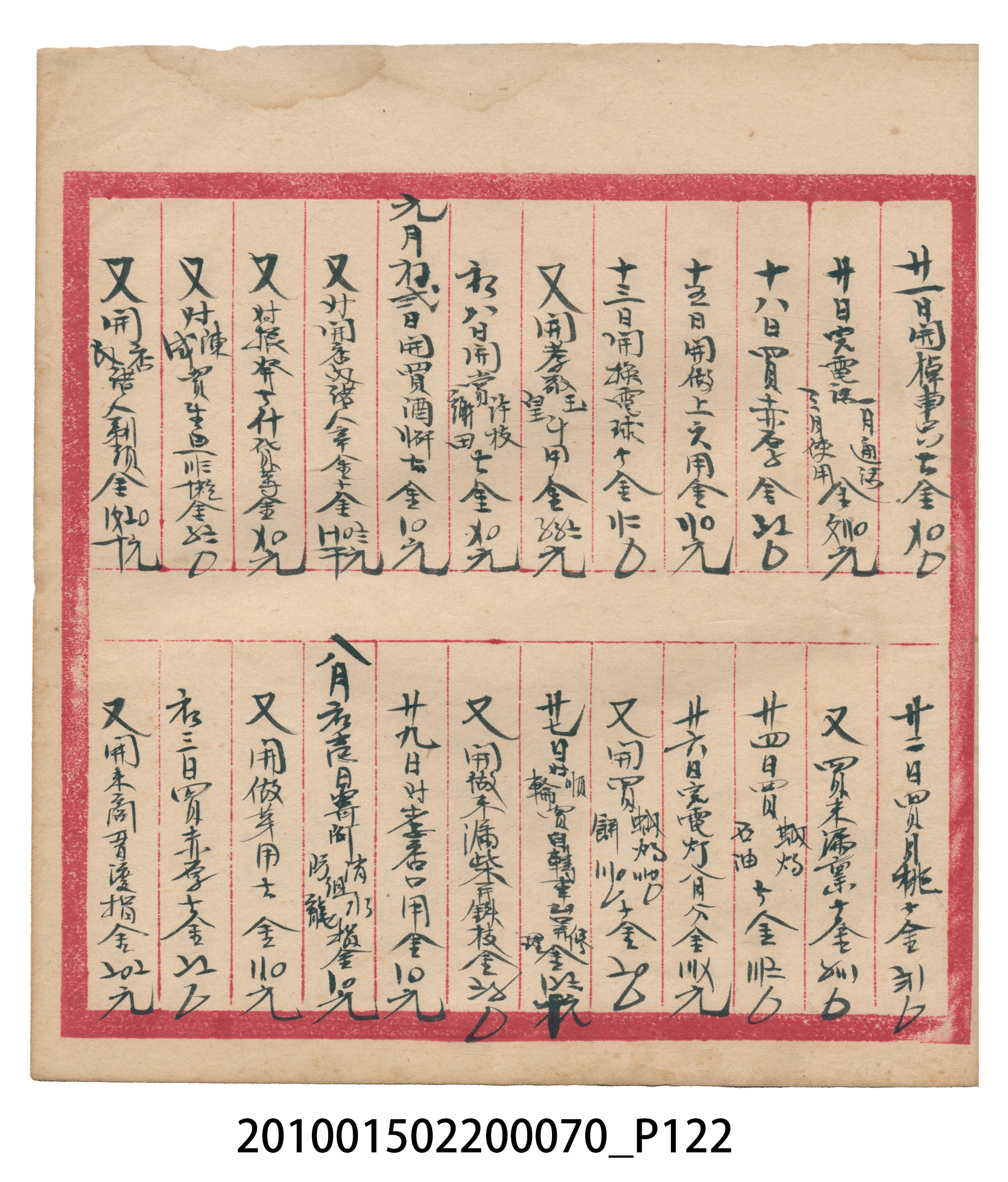 錦記昭和6年歲次辛未福食辛金總簿 (共145張)