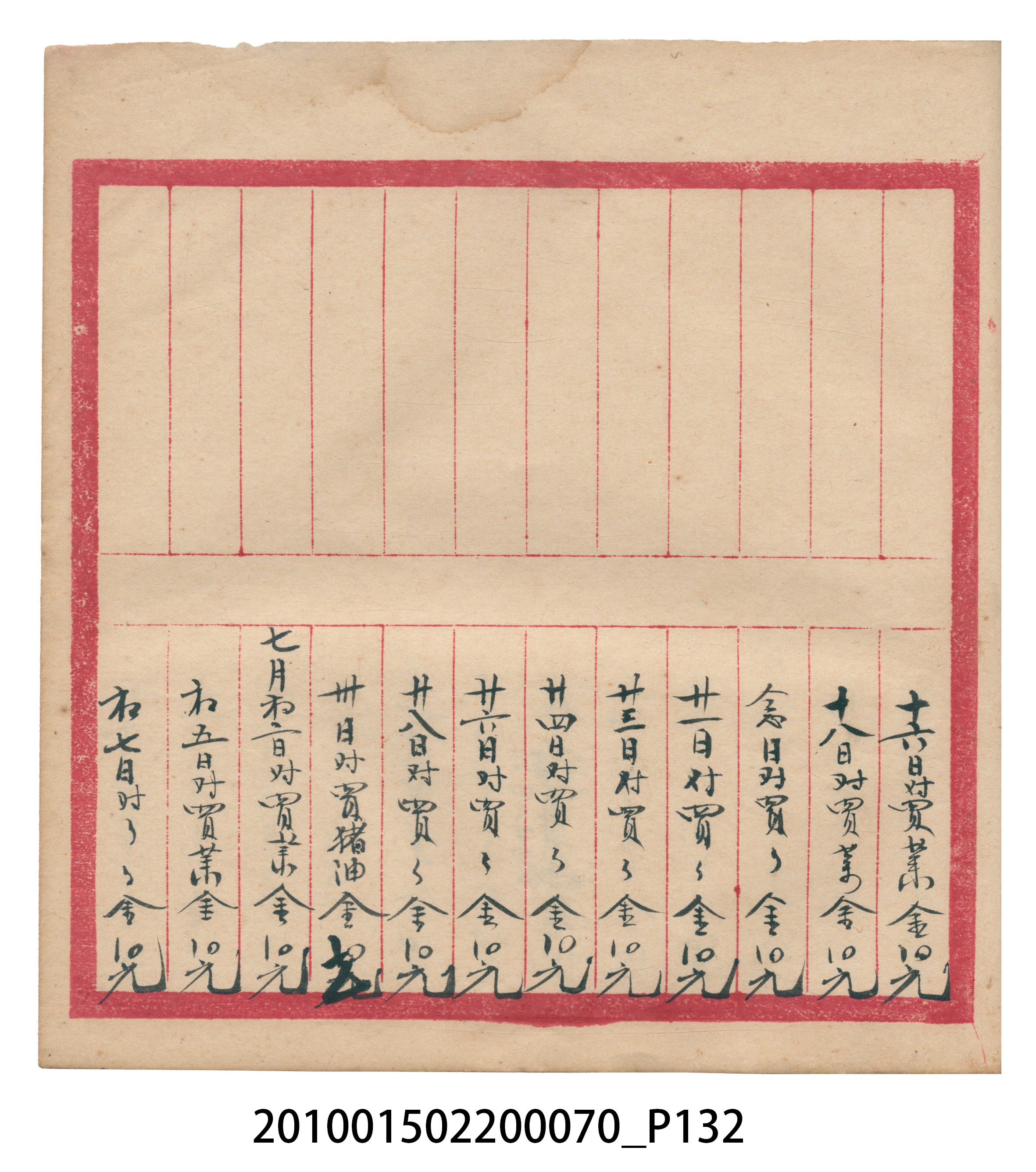 錦記昭和6年歲次辛未福食辛金總簿 (共145張)