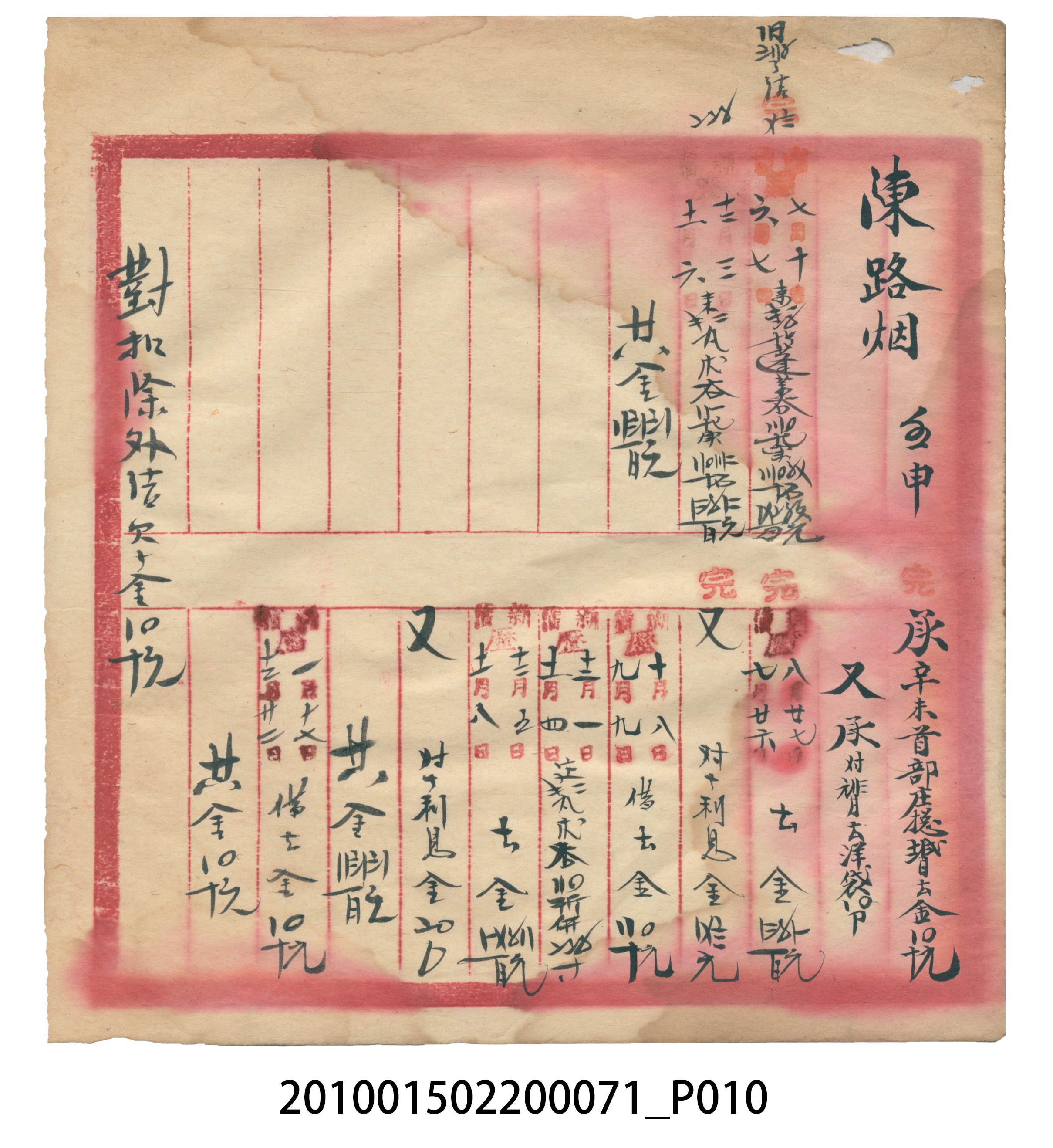 昭和7年錦記帳冊 (共205張)