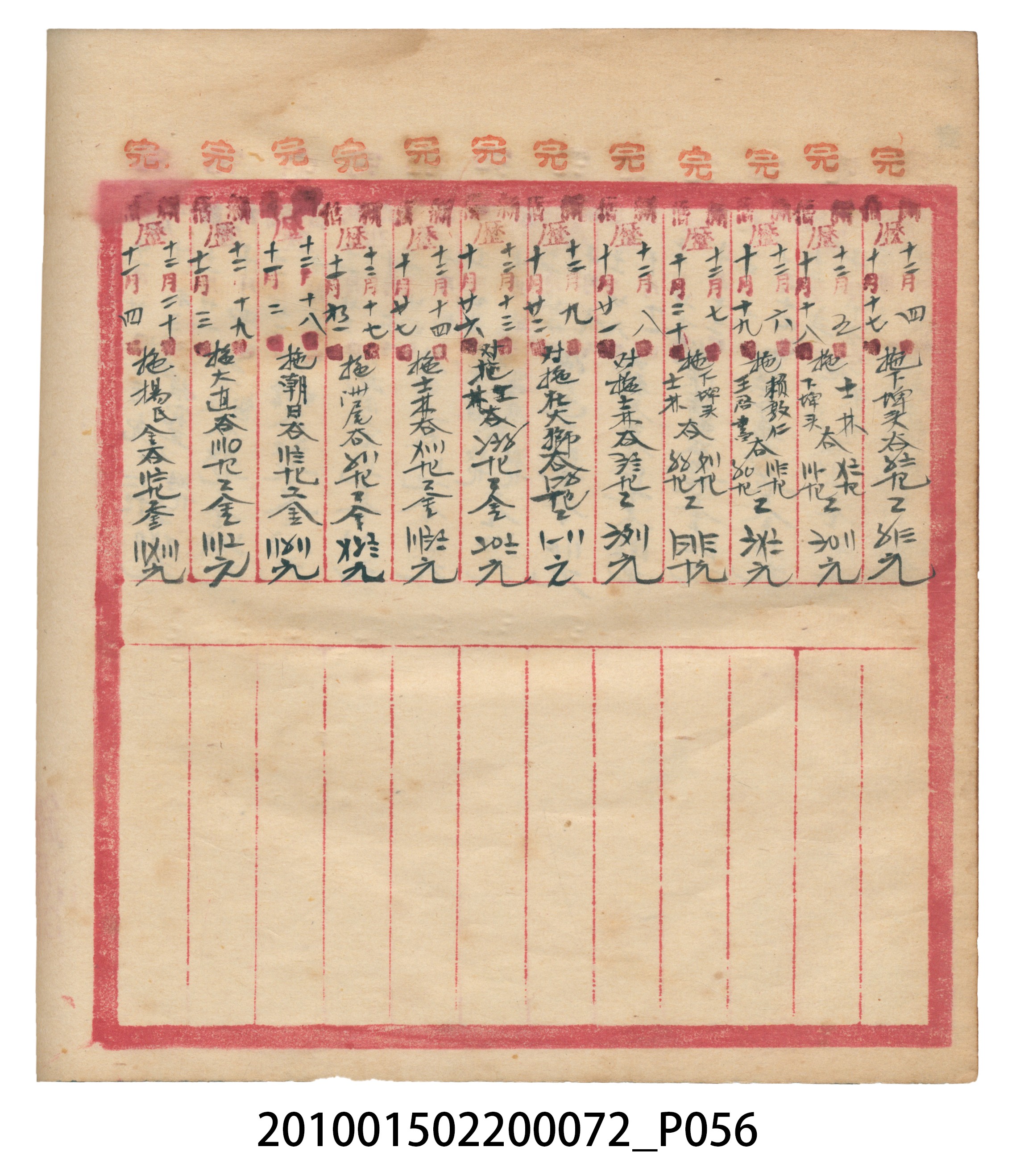 錦記昭和八年歲次癸酉福食辛金總簿 (共65張)