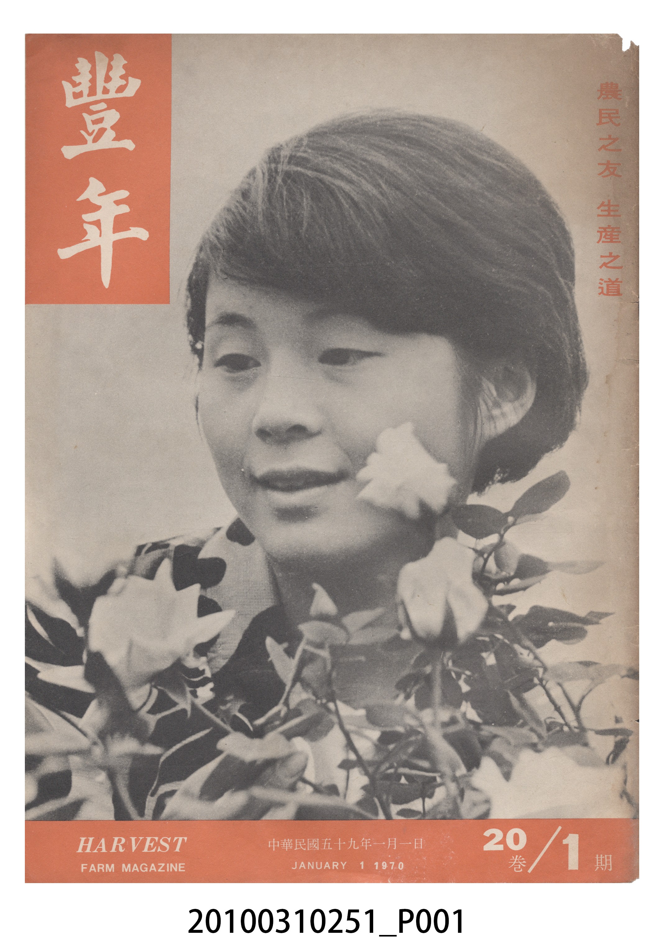 豐年社《豐年》第20卷第1期 (共68張)